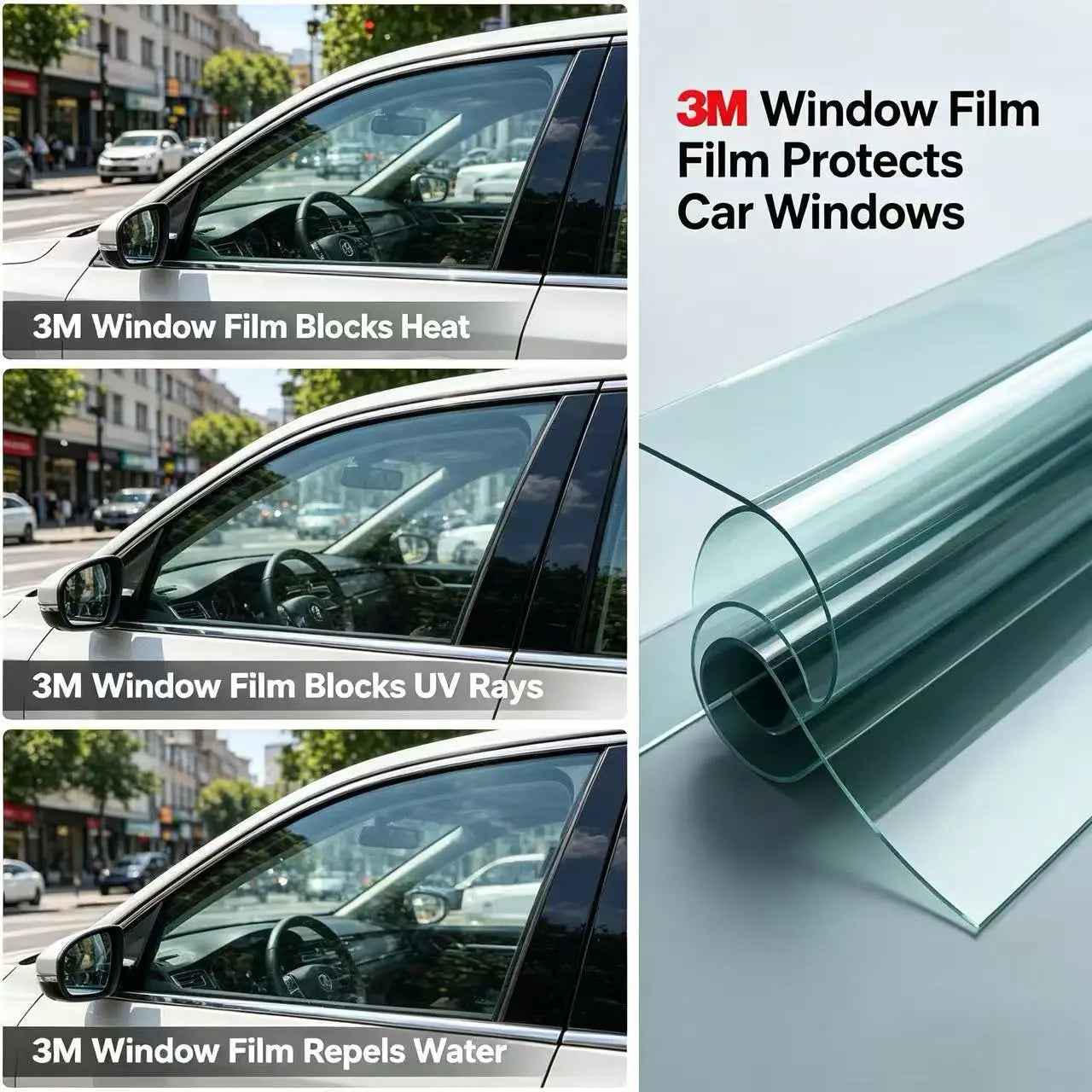 تظليل نوافذ 3M CS CR Series Carbon Tint Hot Sale فيلم تظليل نوافذ سيراميك عالي الجودة لزجاج السيارة