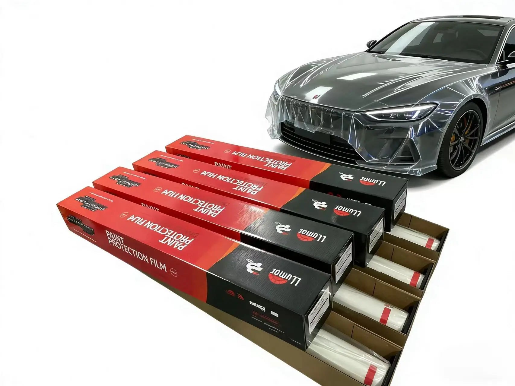 فيلم حماية طلاء السيارة LLumar G1 G2 Car PPF شفاف لامع من مادة TPU، مع خاصية الشفاء الذاتي، ومقاوم للخدوش والاصفرار، وبطلاء نانو الواقي للسيارات
