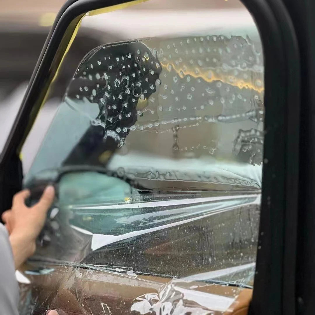 طبقة حماية من الأشعة فوق البنفسجية 99% شفافة للشبابيك، طبقة واحدة من مادة PET بحماية من الأشعة فوق البنفسجية وعزل حراري عالٍ لنوافذ المباني الشمسية.