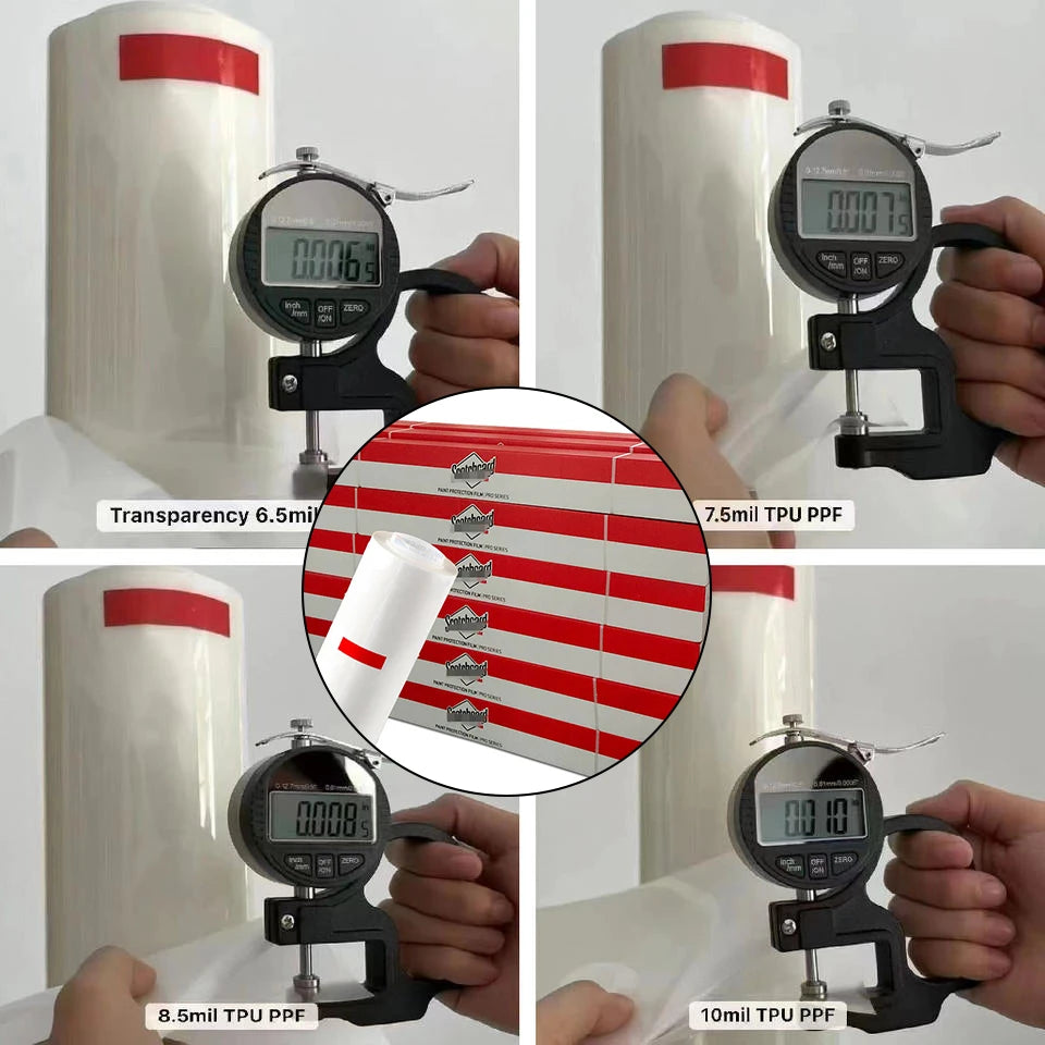 فيلم حماية طلاء السيارات المصنوع من مادة البولي يوريثين الحراري (TPU) اللامع من 3M Pro200 بسمك 8 مل، بضمان 10 سنوات، فيلم حماية شفاف لهيكل السيارة، 1.52 × 15 متر، لفة واحدة.