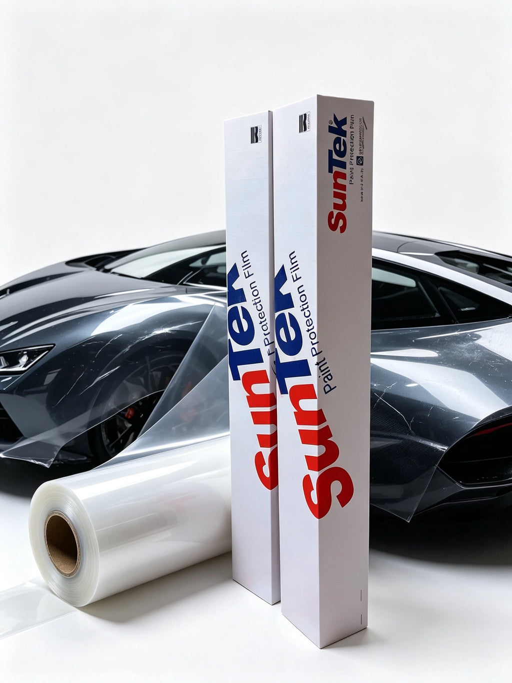 صناعة أمريكية أصلية لفيلم الحماية من بولي يوريثان حراري (PPF) من Suntek Ultra بضمان 10 سنوات، شديد اللمعان، فائق الكارهة للماء، شفاف لامع من Suntek-ppf