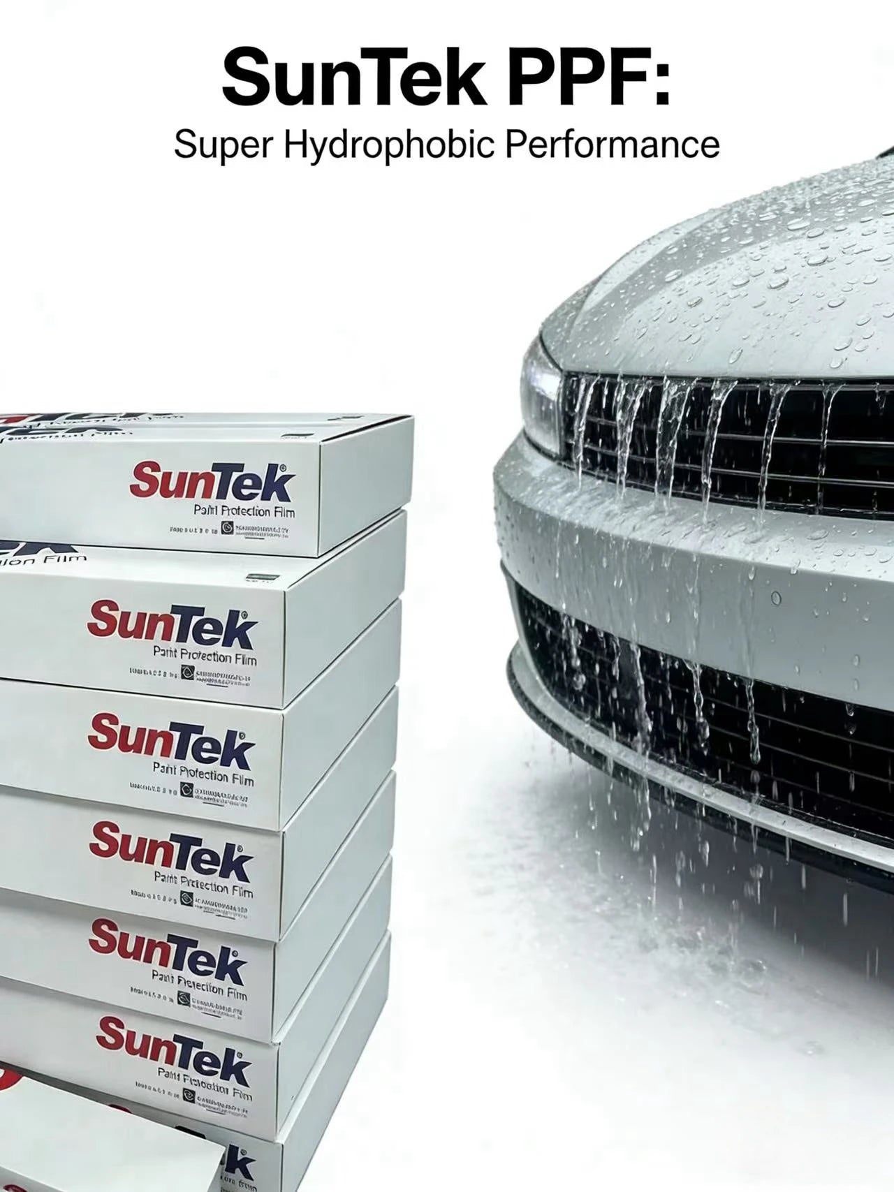 Paint Protection Film SunTek 1.5215M TPU TPH USA Quality Self Healing Vehicle Film Sticker