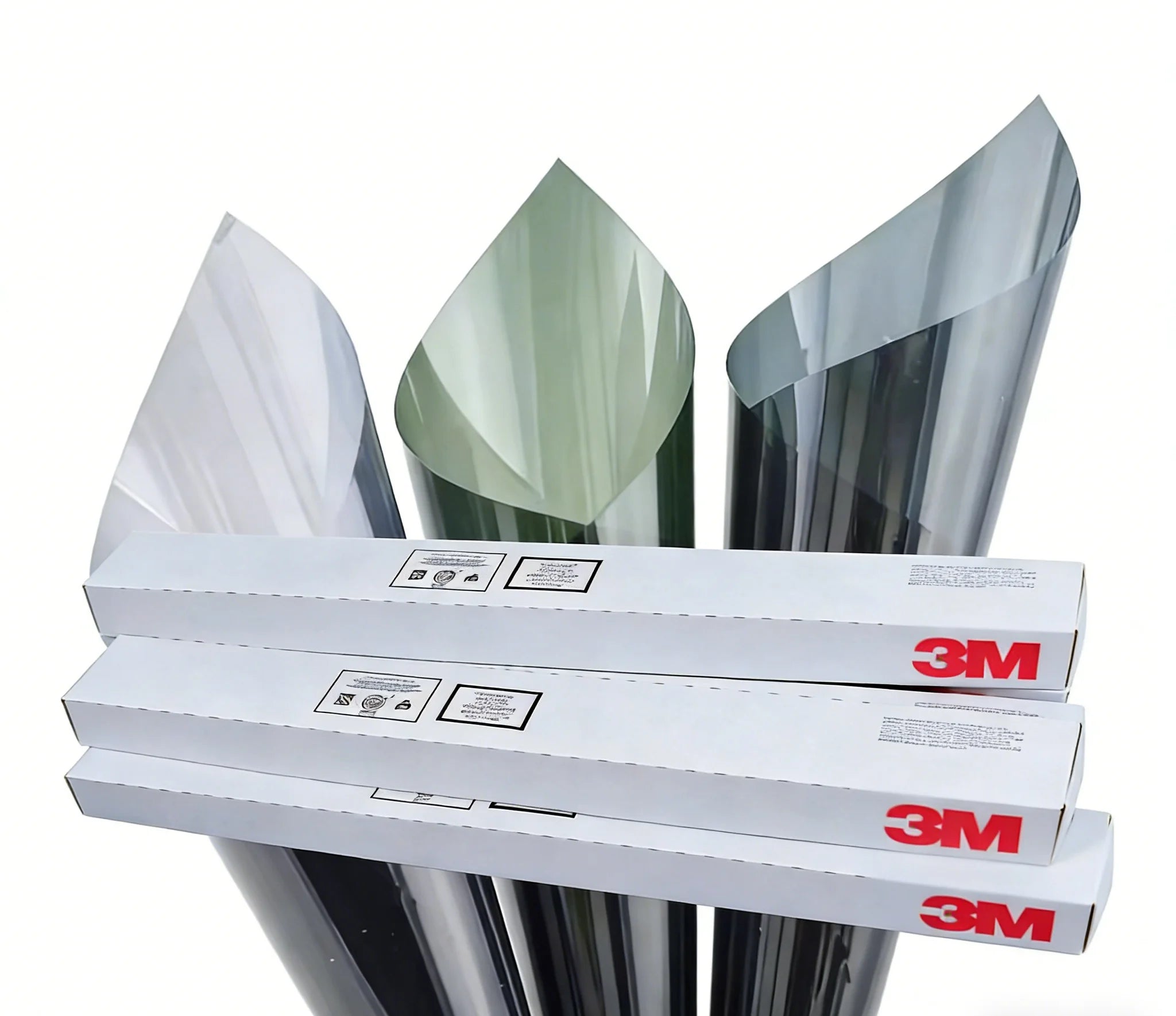 3M غشاء نافذة التحكم الشمسي مقطوع حسب الطلب يرفض الحرارة 99% CR35 مقاس 1.52*30 متر أسود 35% VLT، ملصقات فينيل PET، غشاء سيارة مضاد للخدش