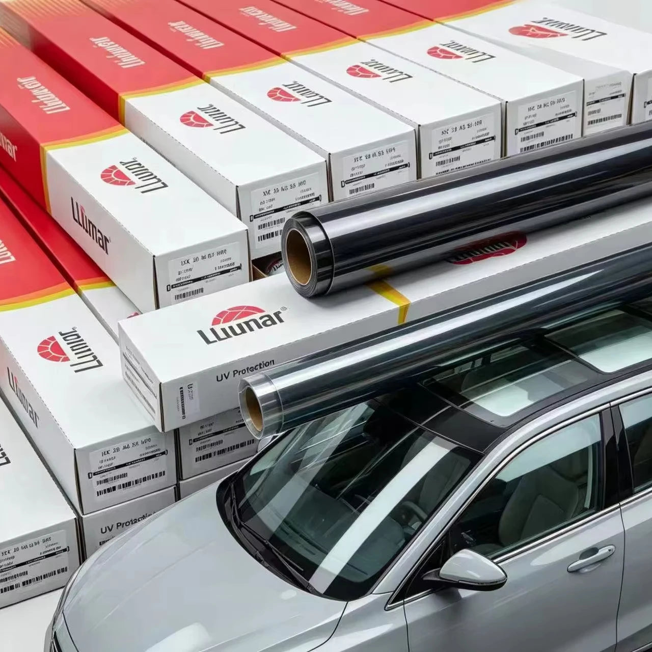 Llumar IRX طبقة عازلة لنوافذ السيارات أصلية أمريكية 60"100 قدم ضمان 10 سنوات عزل حراري عالي وضوح عالي بدون ضباب من Llumar