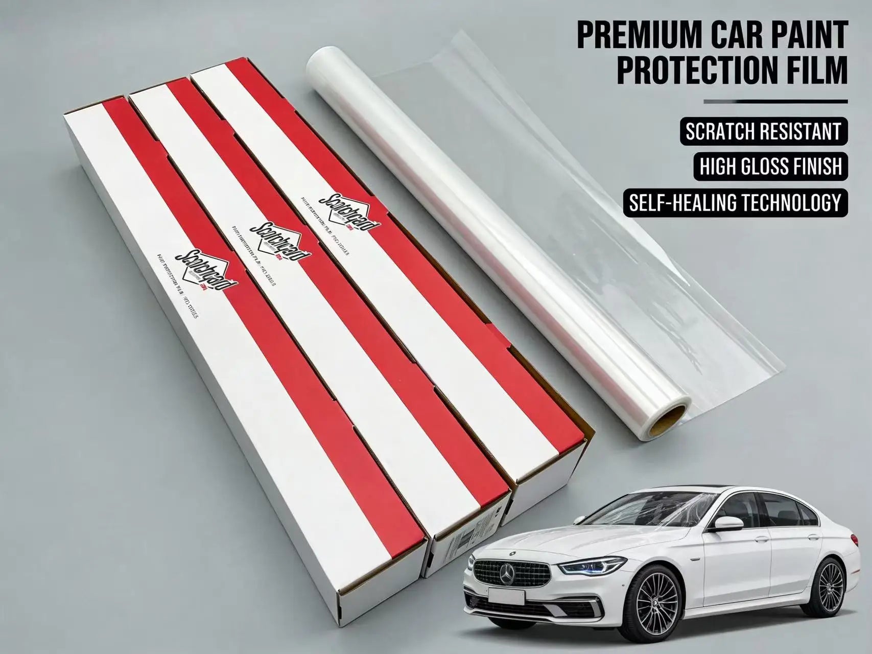 3M Prestige Scotchgard Pro200 Series PPF 7.5MIL 1.52*15M USA TPU PPF 3m Car Ppf فيلم بولي يوريثين بلاستيكي شفاف من مادة TPU للسيارات