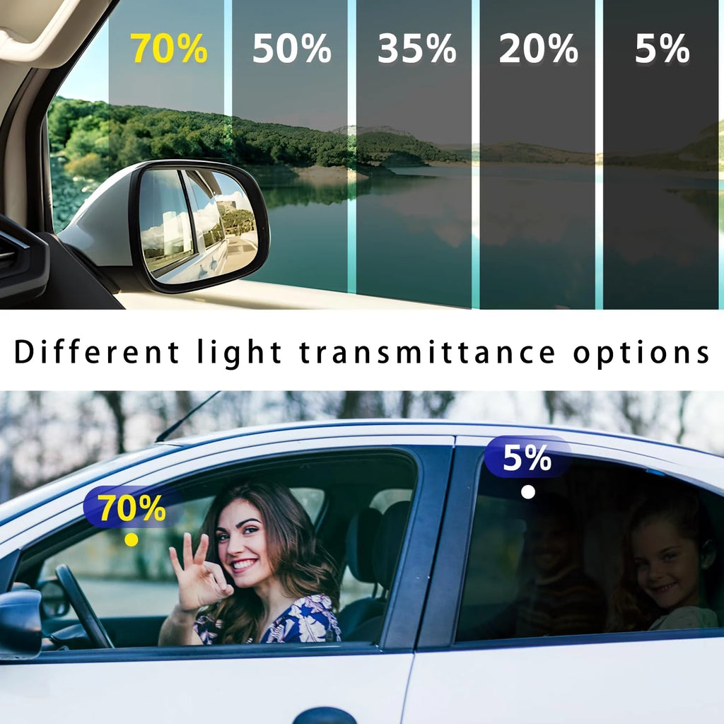 أفلام نوافذ السيارات LLumar بتقنية النانو سيراميك، عزل عالي، ضمان 10 سنوات، عزل حراري عالٍ، تظليل نوافذ عالي الوضوح LLUMAR