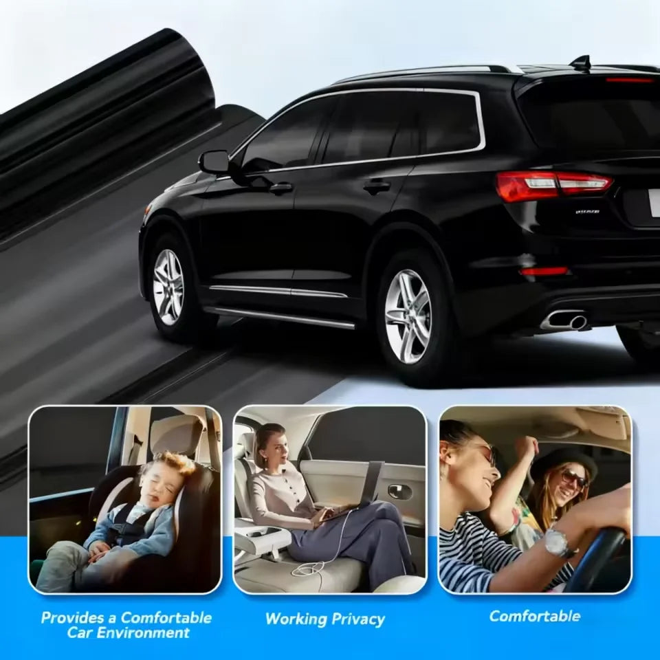 تظليل نوافذ عالي الجودة Prime XR Plus لنوافذ السيارات، رول أفلام تظليل النوافذ 3M Llumar Suntek بنسبة 1% 5% 15% 35% 50% 70%