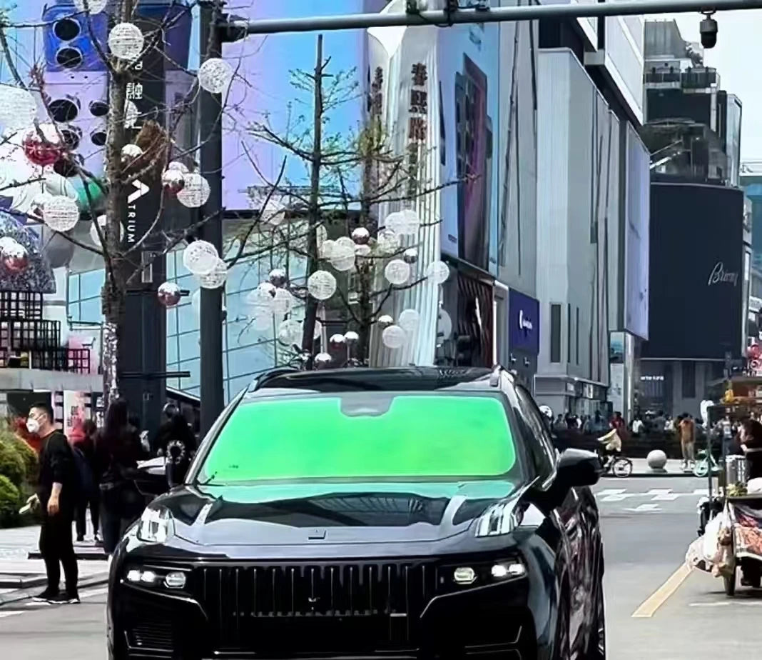 Glossy Armor Anti Scratch UV99% Protection 2 Mil Chameleon Blue/Green/Red Mirror Window Tint Film 90% IR Rejection 7-year