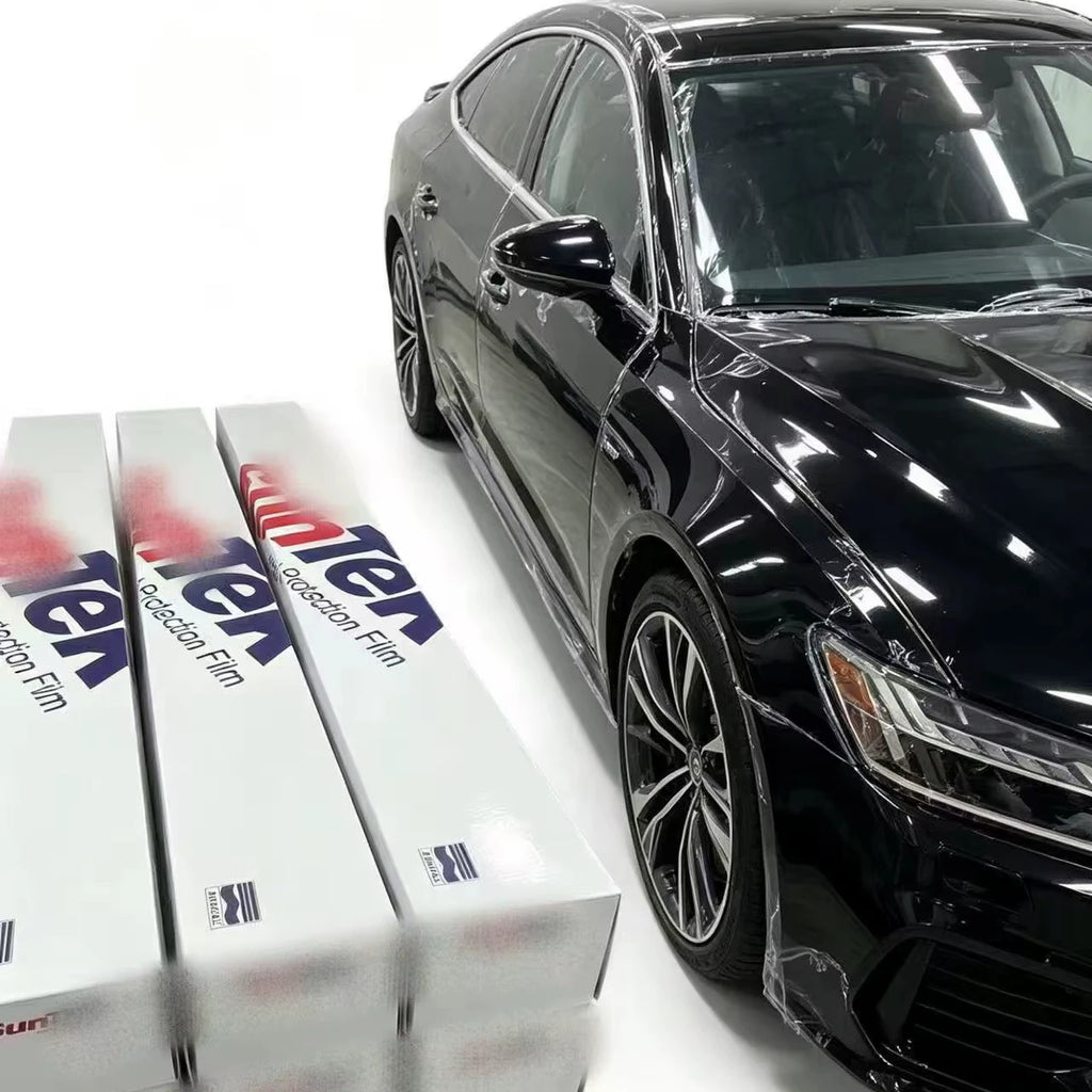 الولايات المتحدة الأمريكية Suntek Ultra Matte Black PPF ضمان 10 سنوات فائق الكاره للماء لامع شفاف مضاد للاصفرار ذاتي الشفاء لأفلام Suntek
