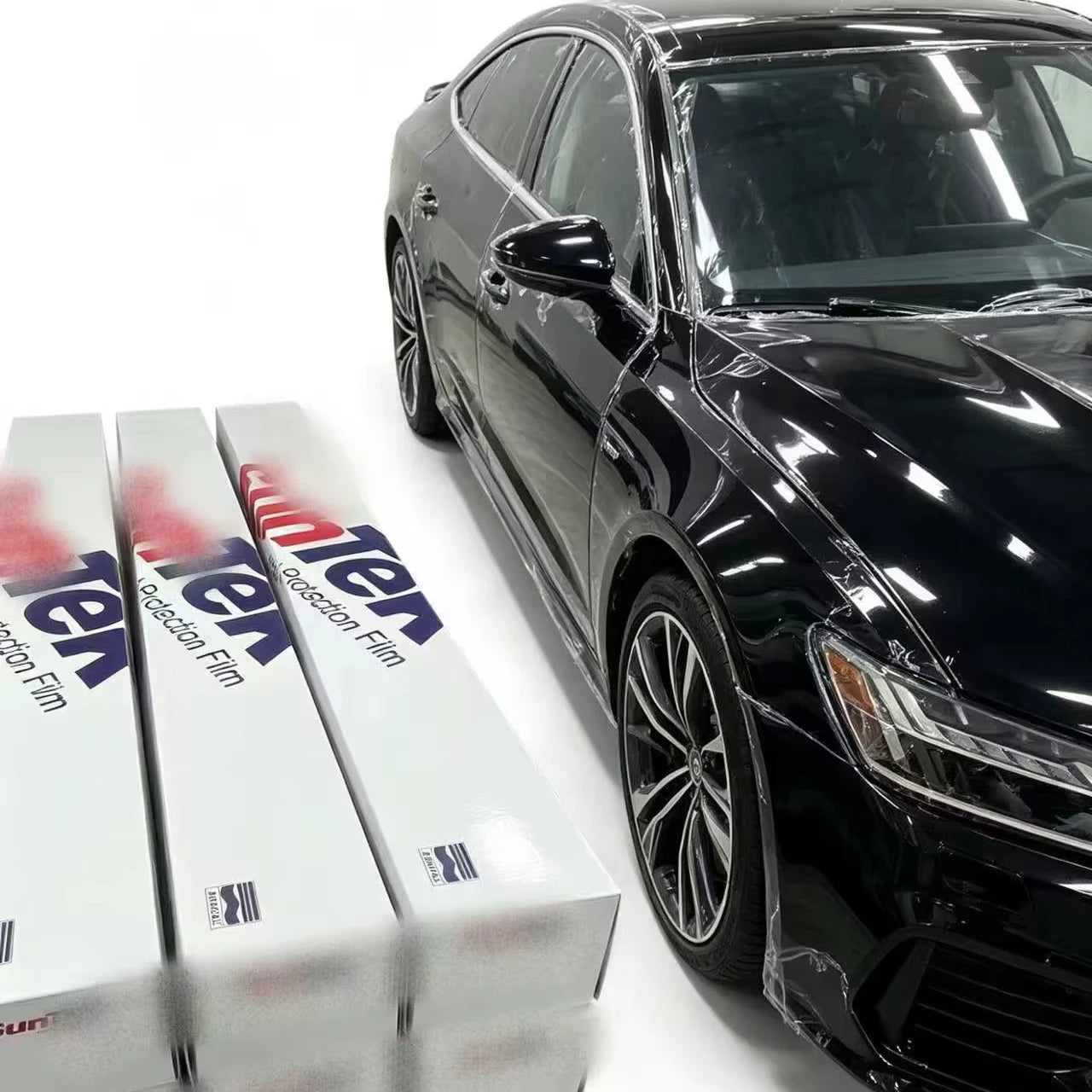 USA Suntek Ultra Matte Black PPF 10 Years Warranty Super Hydrophobic Gloss Clear Anti-Yellowing Self-Healing of Suntek Films