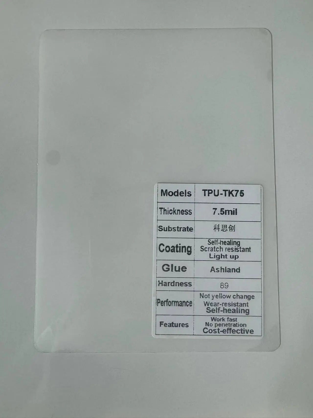 Self-Repairing Hydrophobic PPF TPU Car Films Glossy Body UV-Proof Anti-Scratch Surface Paint Protection