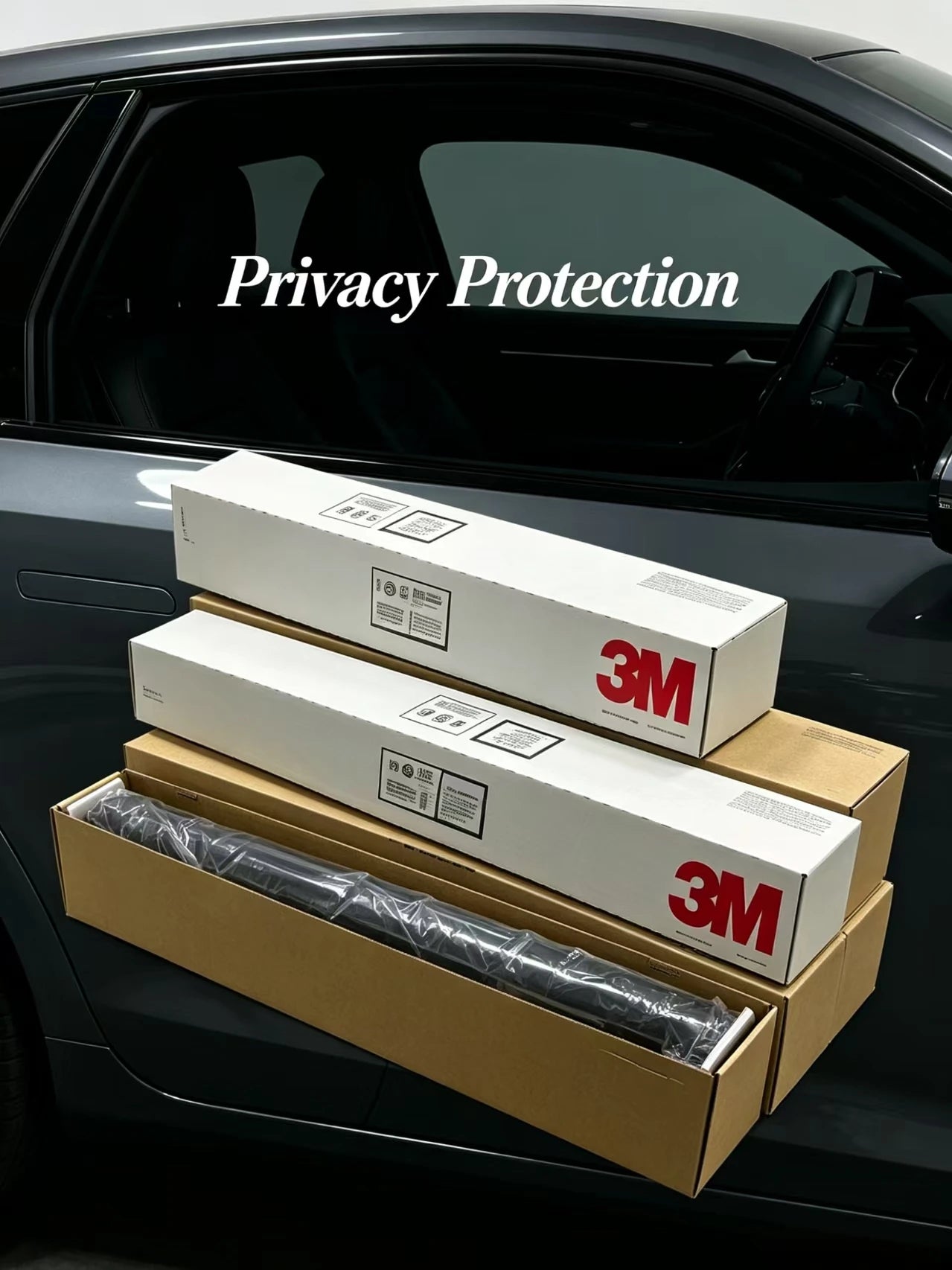فيلم 3M CS لعزل حراري للسيارات بالكامل مضاد للانفجار وواقي من الشمس للزجاج الأمامي