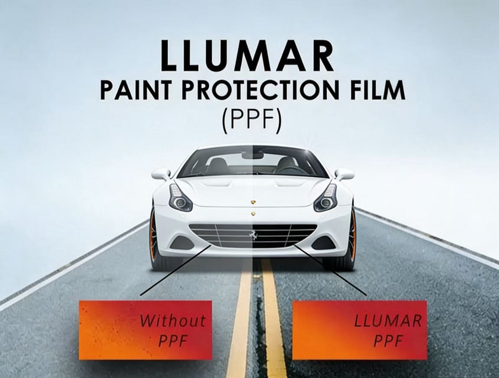 أحدث تصميم أسود لامع للسيارة من مادة TPU TPH PPF LLumar طبقة حماية للطلاء 6.5mil 7mil ملصقات سيارات مضادة للاصفرار فيلم تغليف