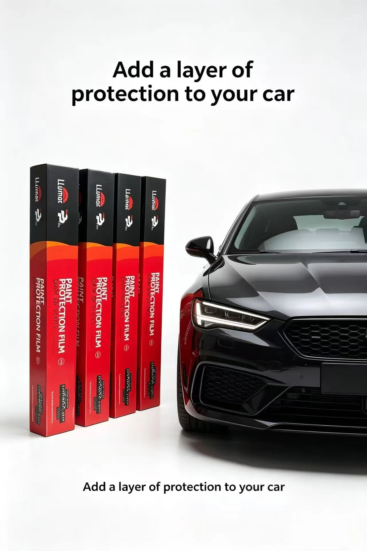 Llumar PPF TPU Transparent Glossy USA Car Protect Paint Films for 10 Years Unchanged Yellow Paint Protection TPU PPF 1.52*15M