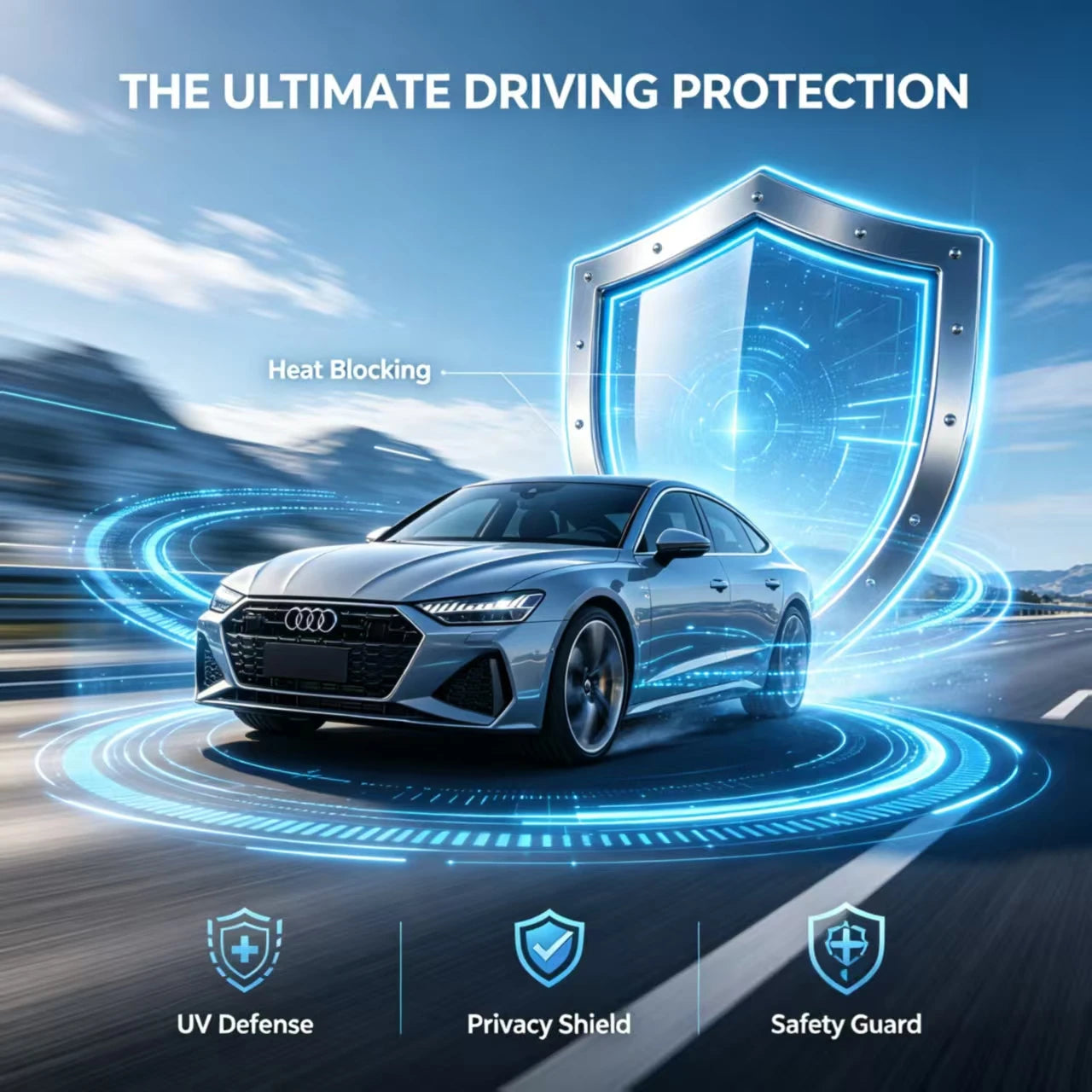 Llumar AIR بسعر جيد أسود 5%/15%/35% VLT تظليل سيارات نانو سيراميك فيلم تظليل زجاج نوافذ السيارات فيلم شمسي لنوافذ السيارات