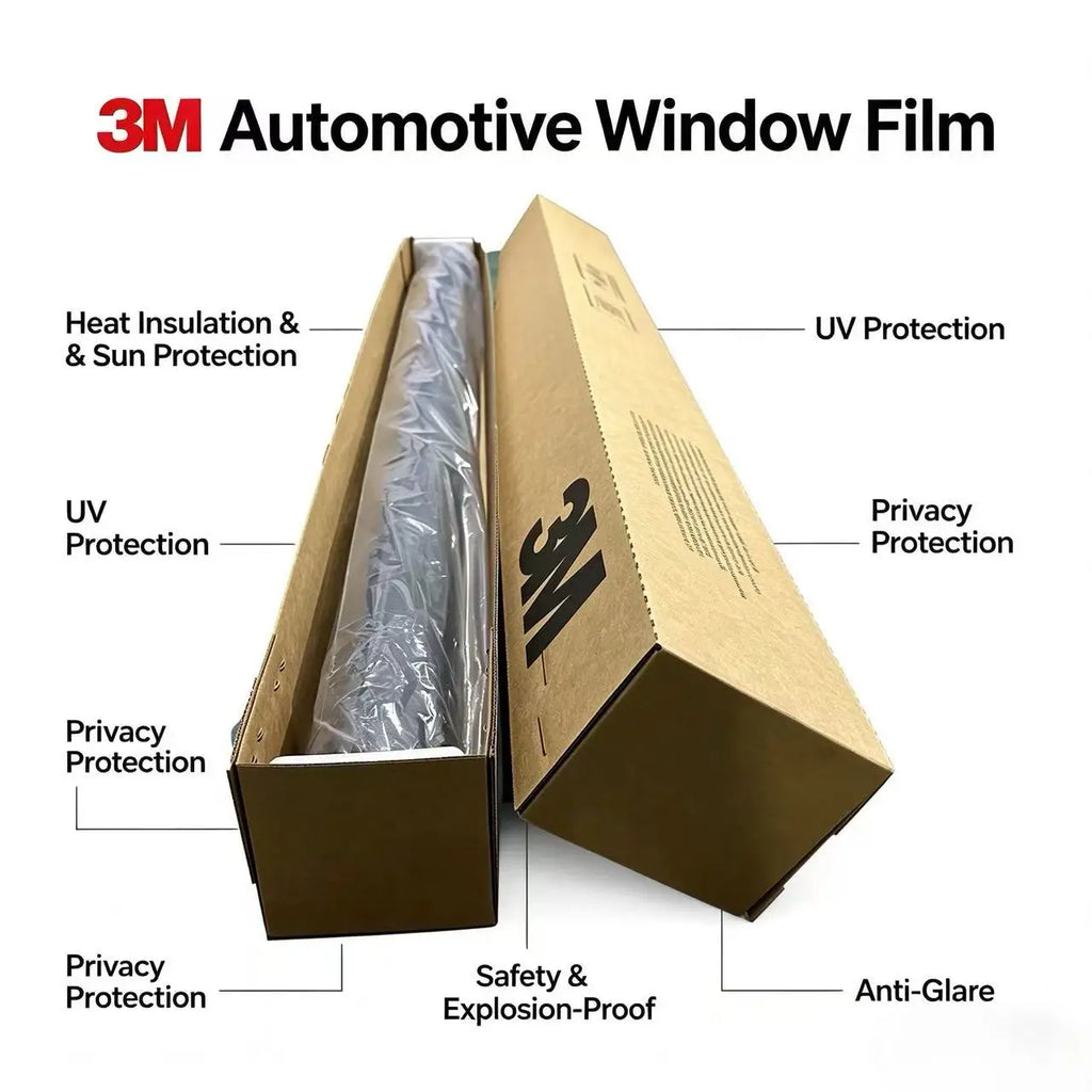 CS05~75 OEM 3M CS طبقة نانو سيراميك سوداء، رفض عالي للحرارة، مقاومة للتوهج، طبقة PET نانو كربونية ثابتة اللون ذاتية الإصلاح