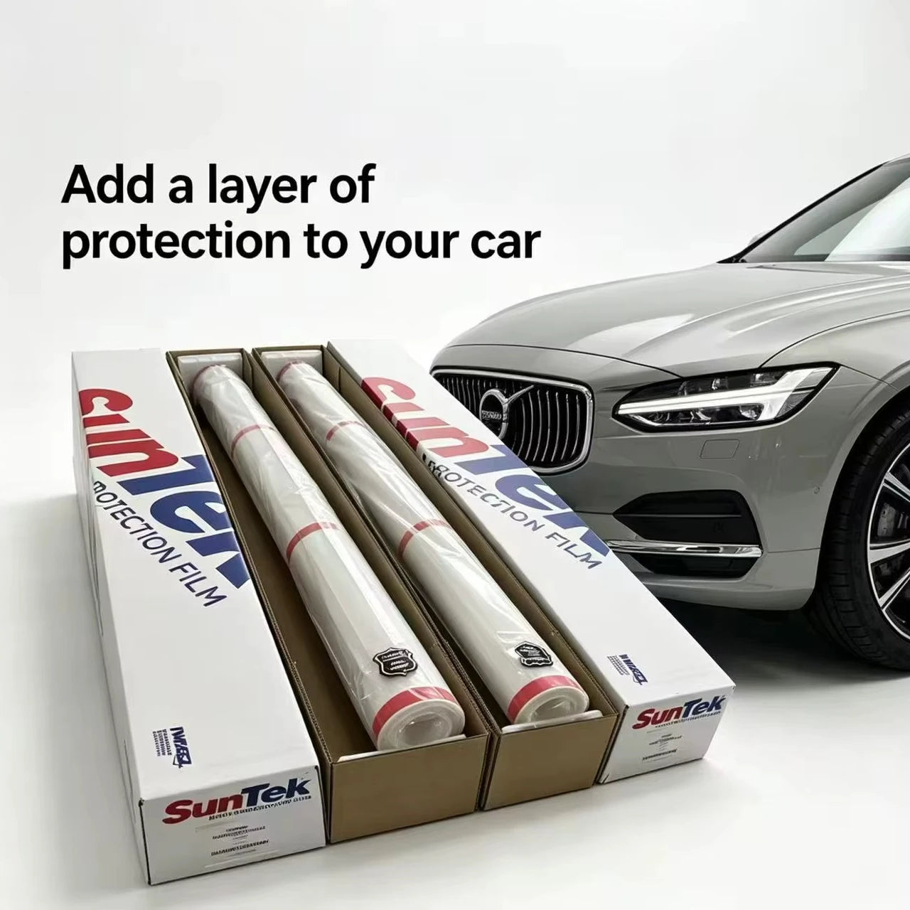 Suntek PPF TPU 7.5mil Luxury Dual Protection HD Invisible Self-Healing Non-Yellowing 10-Year Warranty Car Paint Protection Film