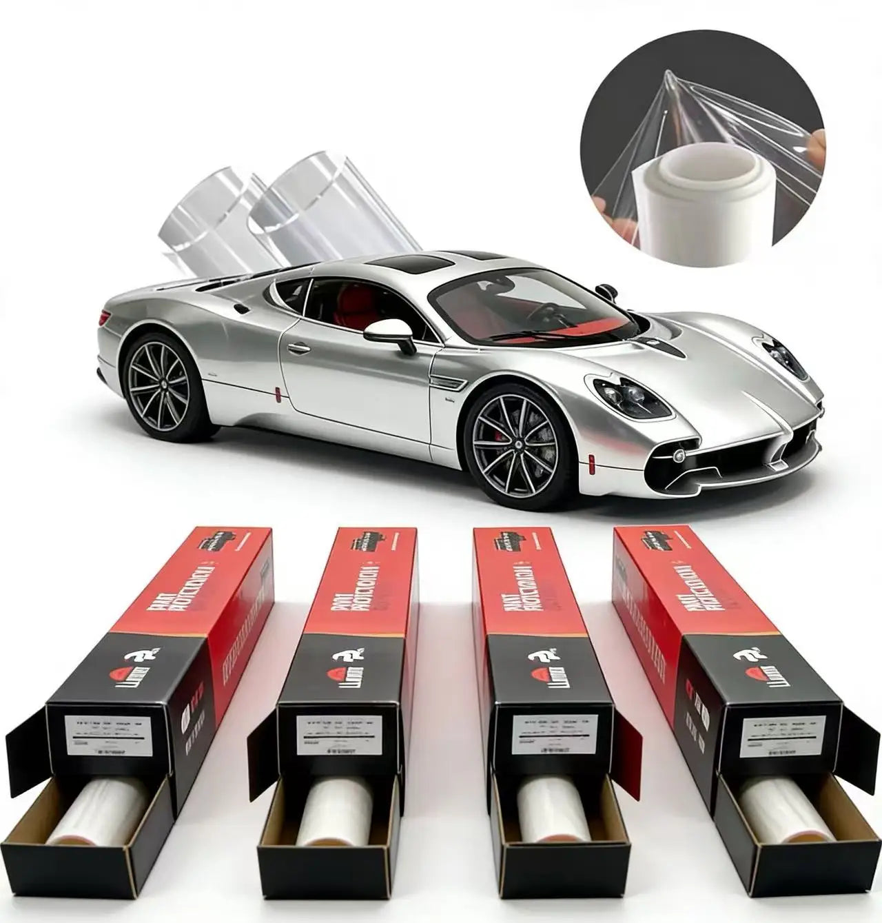 Transparent No Fading PPF Car Paint Protective Film Scratch Resistant TPH Self-healing Llumar G2 90% UV/IR Rejection 10-Year