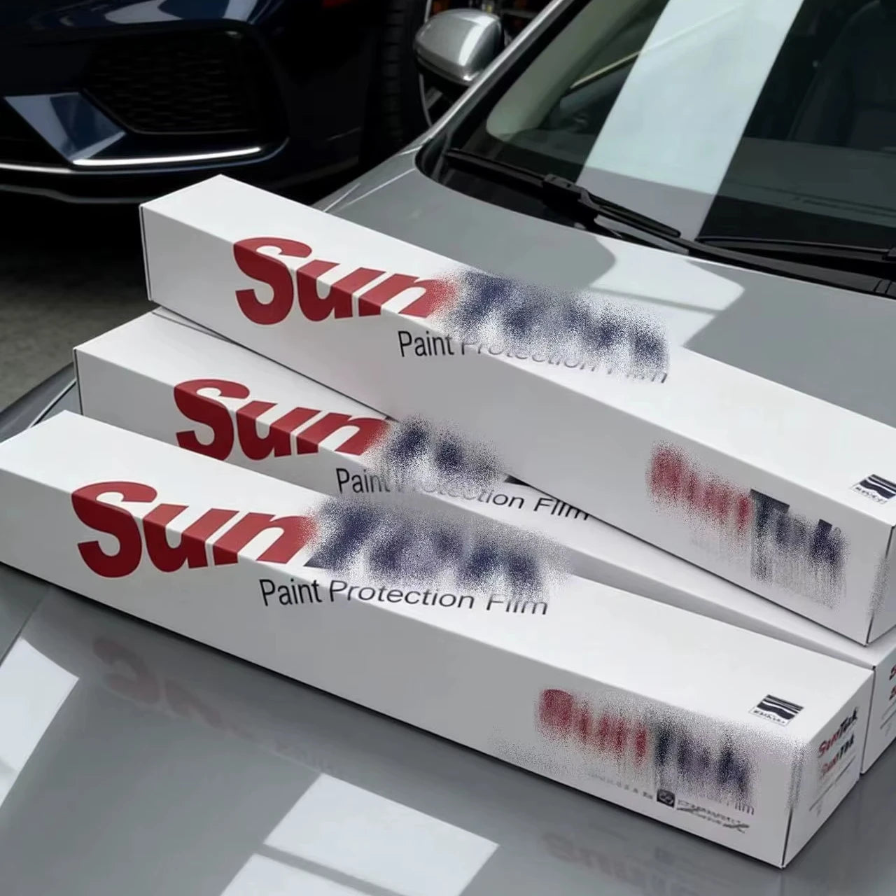 ضمان 10 سنوات SunTek USA جودة معالجة ذاتية طبقتين TPU PPF فيلم حماية الطلاء شفاف للسيارة 99% UV IR