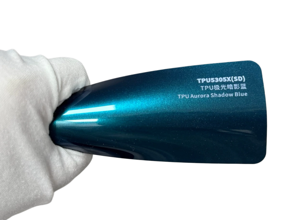 3M TPU 1.52m*16.5m غشاء تغليف السيارة من الفينيل غشاء حماية الطلاء PPF تغيير لون السيارة بولي يوريثين حراري مضاد للاصفرار أورورا شادو أزرق