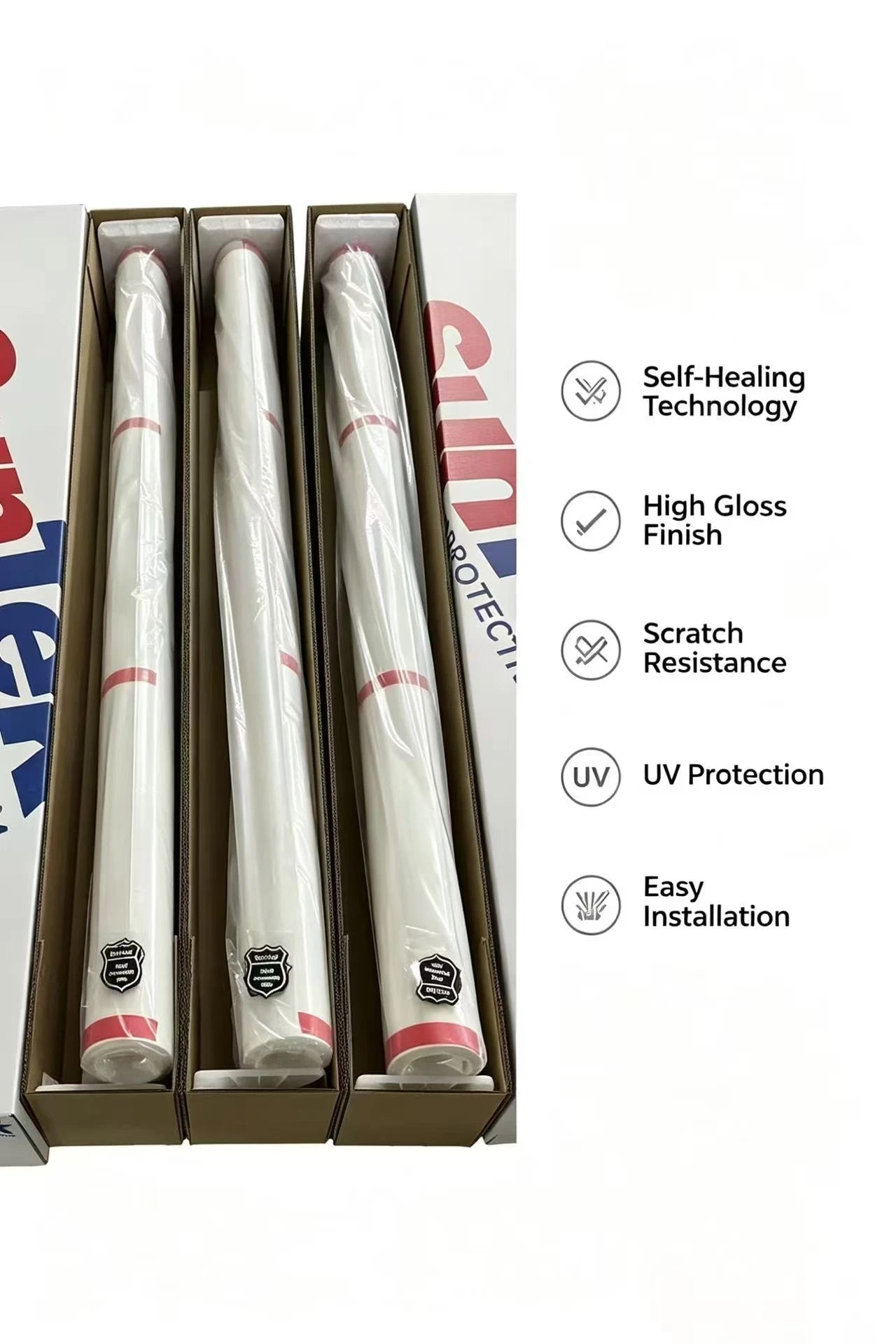 Like Suntek 10 Years Warranty Gloss Self Adhesive Auto-repaired Anti Scratch Car Body Clear Paint Protection TPU PPF