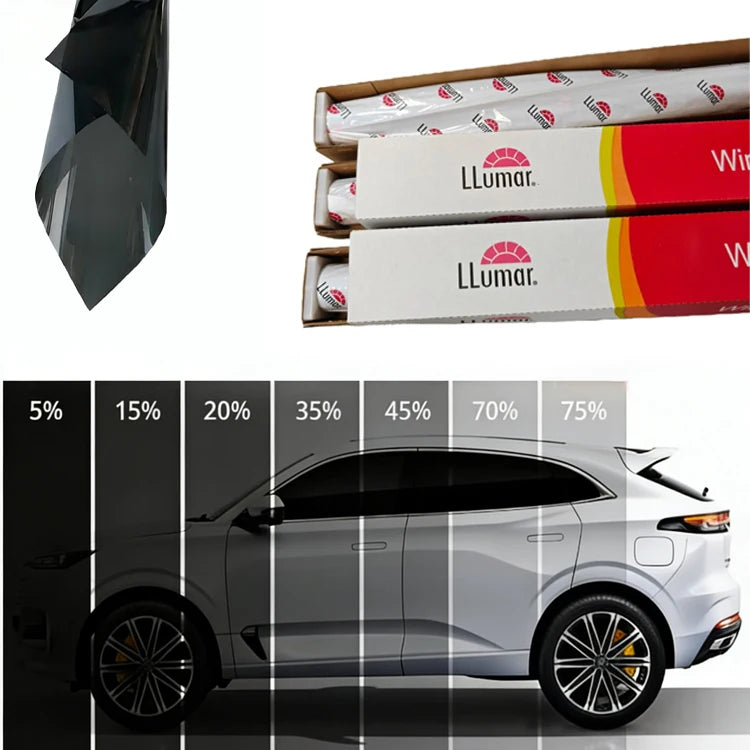 Llumar AIR Good Price Black 5%/15%/35% VLT Car Tint Nano Ceramic Window Tint Film Glass Car Window Solar Film Anti-yellow