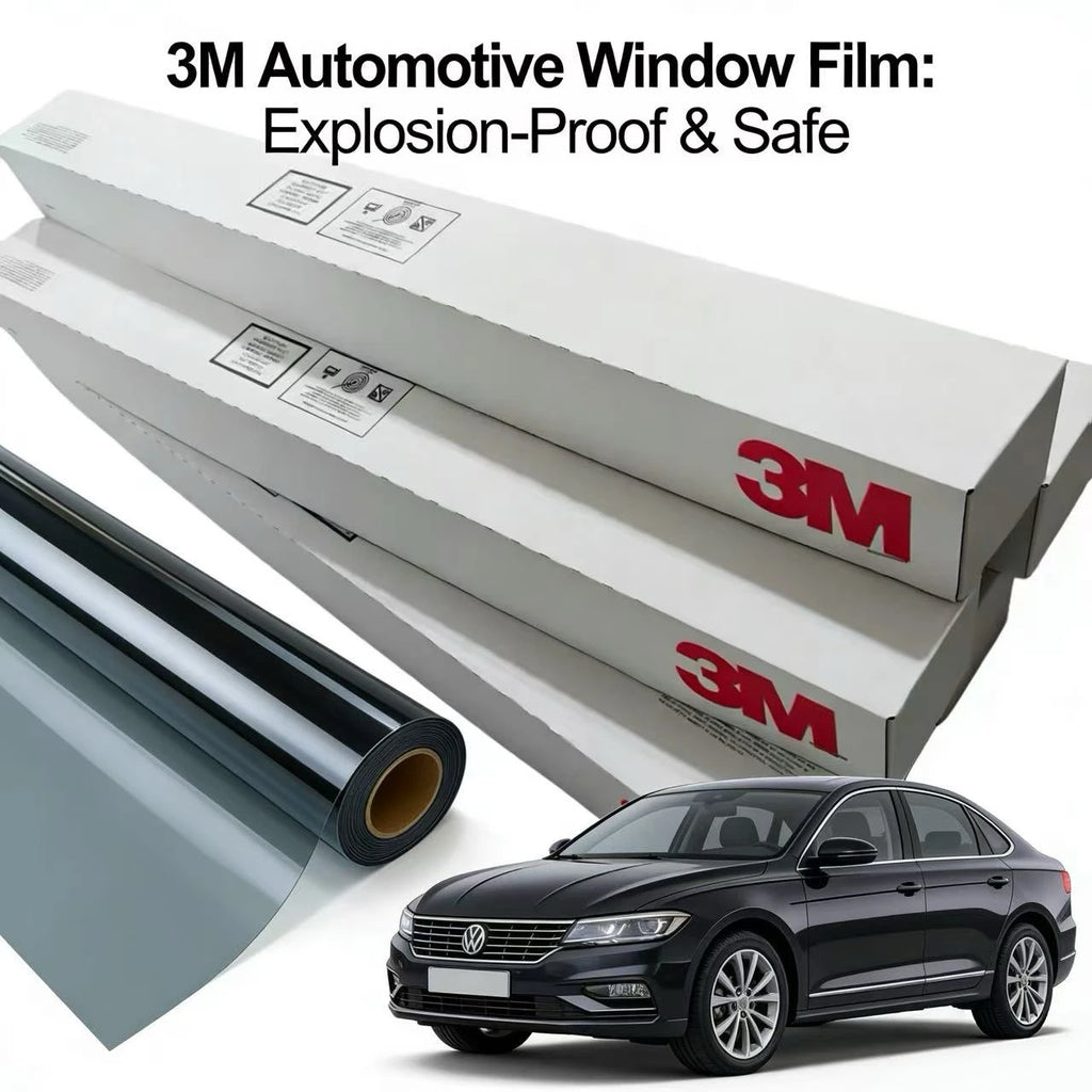 3M نانو سيراميك 3M ضمان 10 سنوات 1.52x30 متر/لفة عزل حراري أسود لفة واحدة 99% حماية من الأشعة فوق البنفسجية 3M عازل حراري لنوافذ السيارات 3M فيلم نوافذ