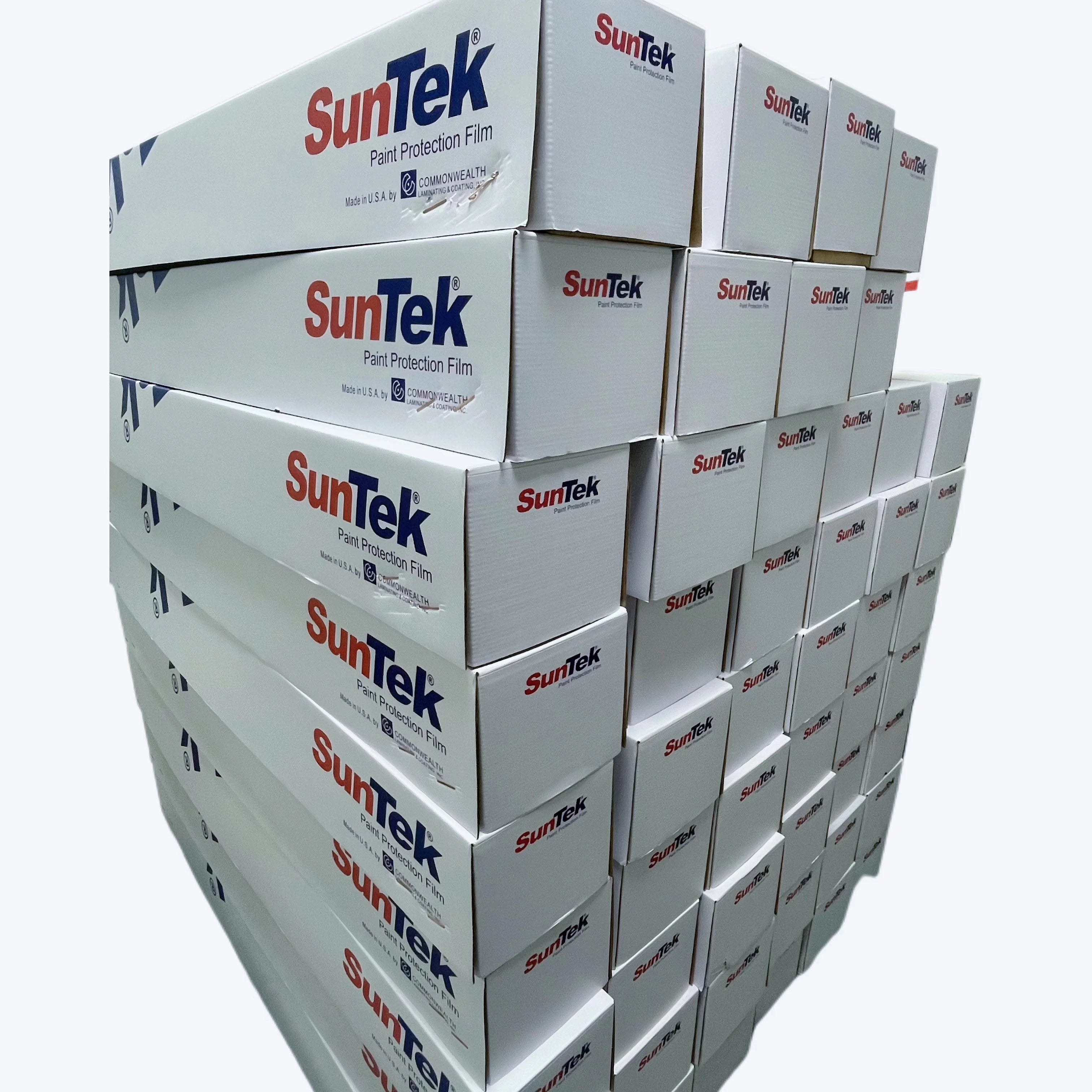 فيلم حماية طلاء Suntek للسيارات بضمان 10 سنوات، طبقة حماية Suntek ذاتية الشفاء، فيلم PPF فائق مقاومة للماء من مادة TPU Suntek PPF