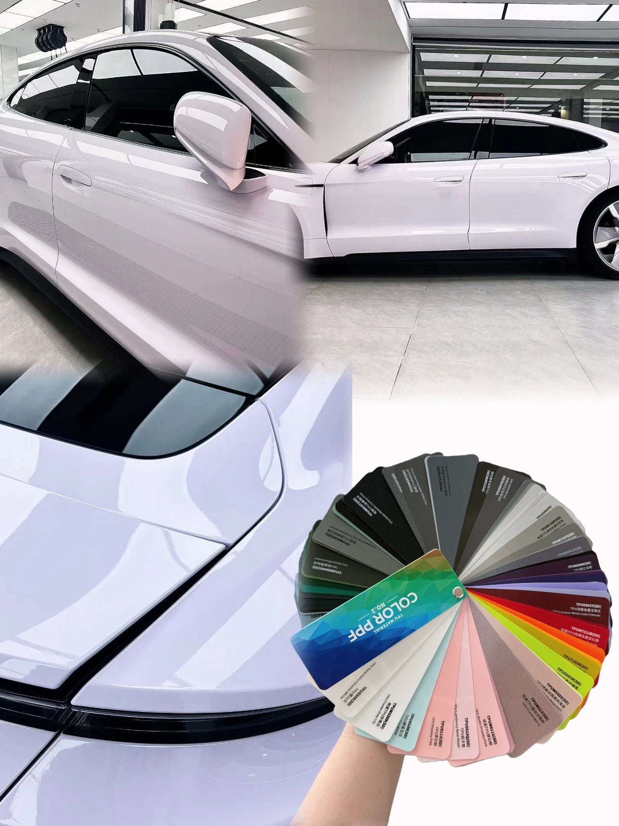 Llumar 1.52*16.5m CarWrapVinyl Film PaintProtectionFilm PPF Suntek ColorChanging Car Wrap Anti Yellowing TPU Lime-rock Grey