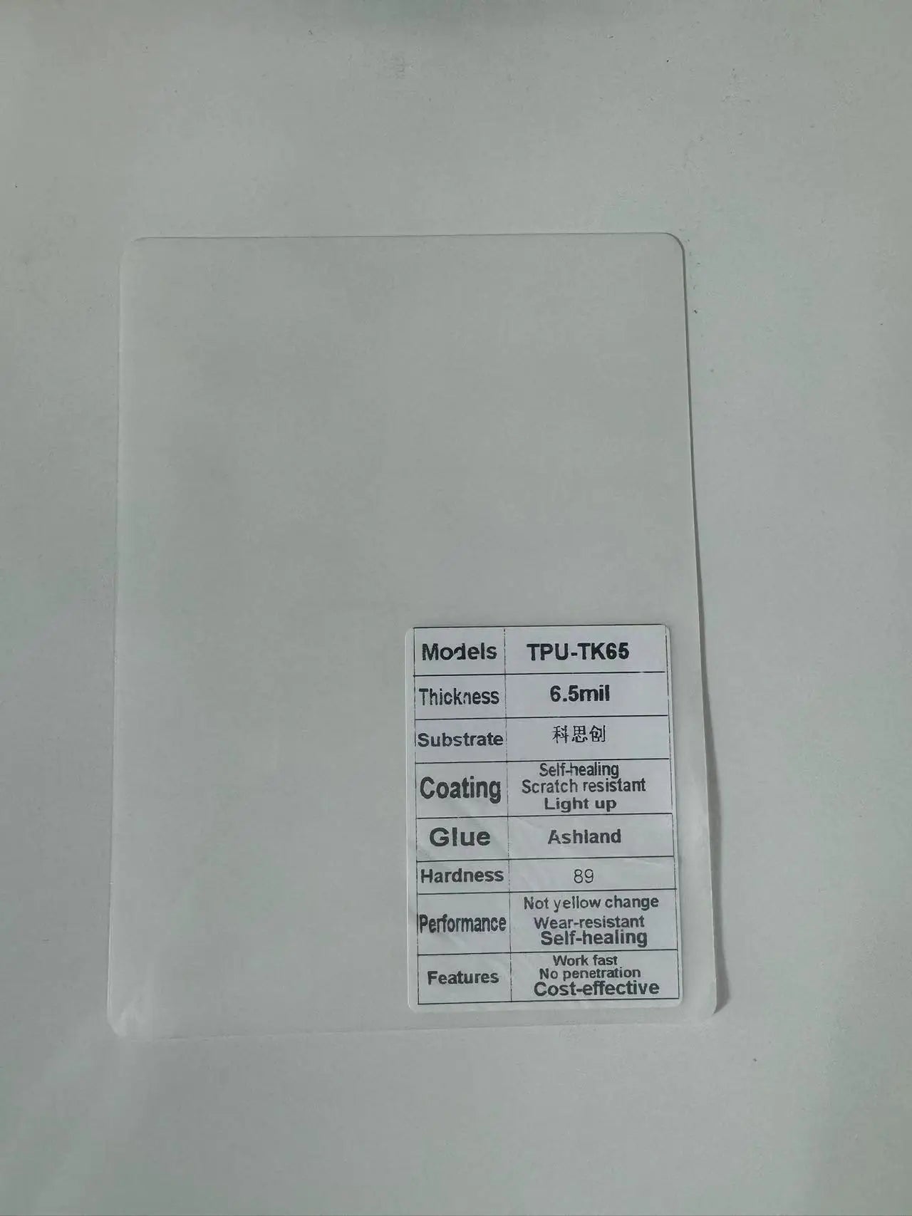 Self-Repairing Hydrophobic PPF TPU Car Films Glossy Body UV-Proof Anti-Scratch Surface Paint Protection