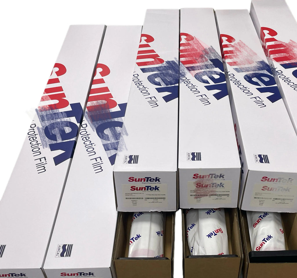 لفة 1.52 متر × 15 متر SunTek TPU ذاتية الإصلاح، فيلم حماية طلاء السيارة الشفاف PPF، ضمان 10 سنوات جودة أمريكية