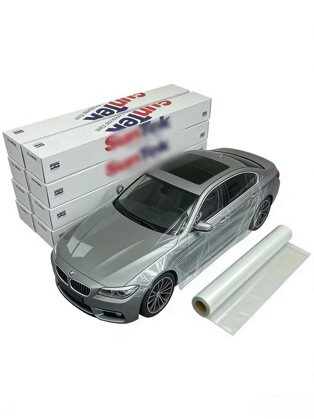 USA Suntek Ultra Matte Black PPF ضمان 10 سنوات شديد الكارهة للماء لامع وشفاف ومضاد للاصفرار ذاتي الشفاء لأفلام Suntek