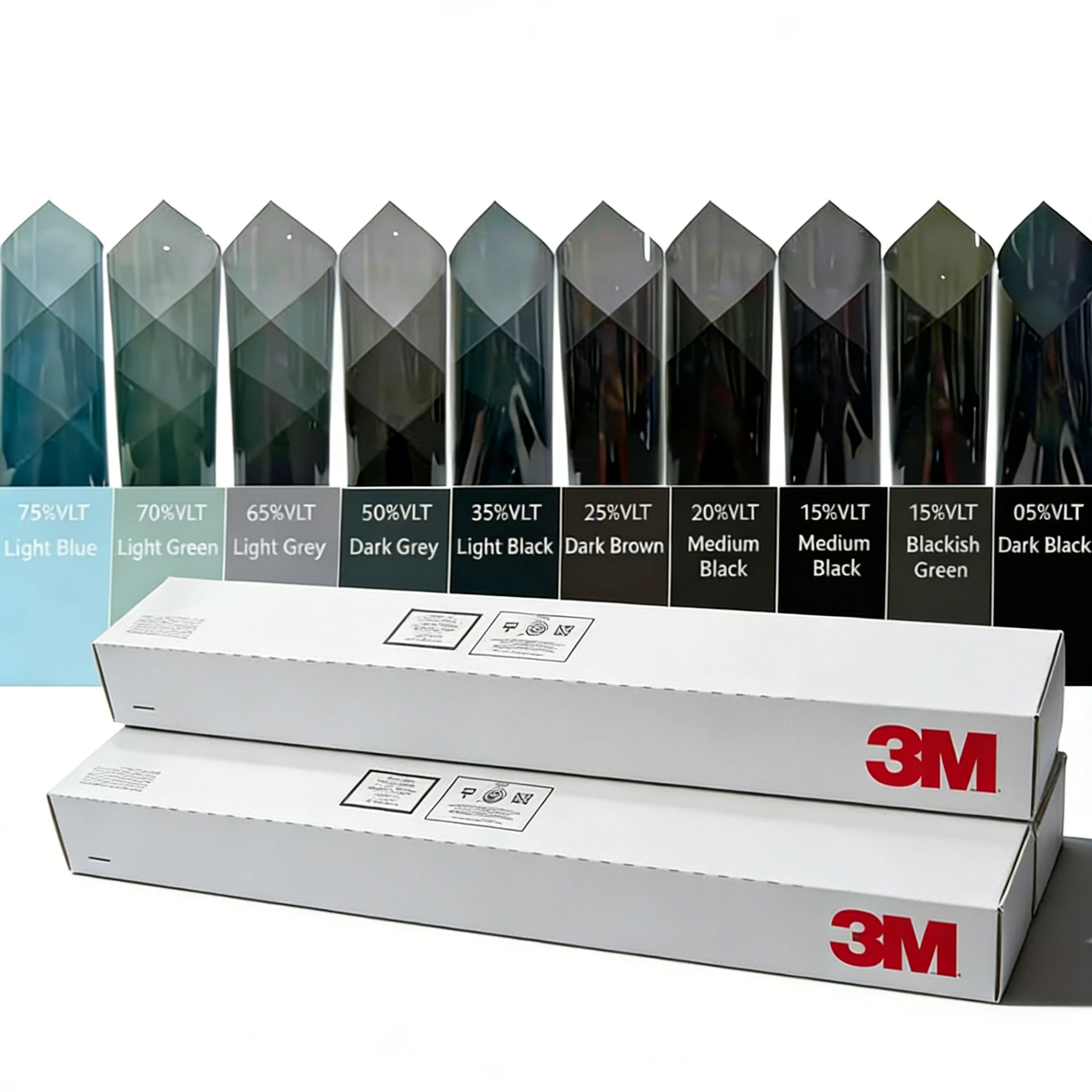 3M Car Film VLT 85% UVR 90% IRR 80% أفلام تظليل النوافذ للتحكم في الشمس ذاتية الإصلاح للسيارات، أفلام مقاومة للخدش، مورد مباشر