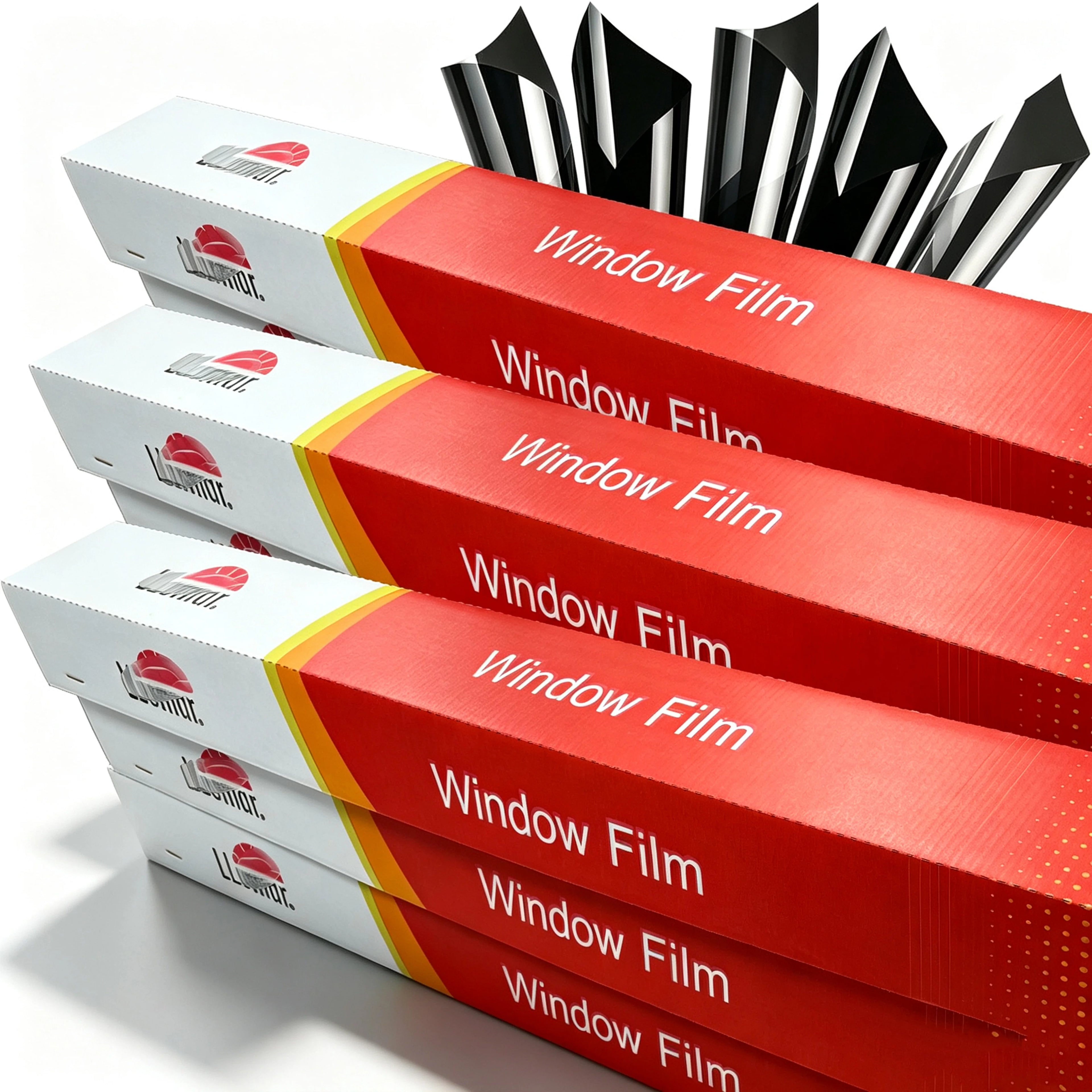 ضمان لمدة 10 سنوات على طبقة تظليل الزجاج Llumar ATR Glass Tint Film من الولايات المتحدة الأمريكية، عزل حراري عالٍ، تظليل نوافذ عالي الدقة، شعار LLUMAR على الطبقة