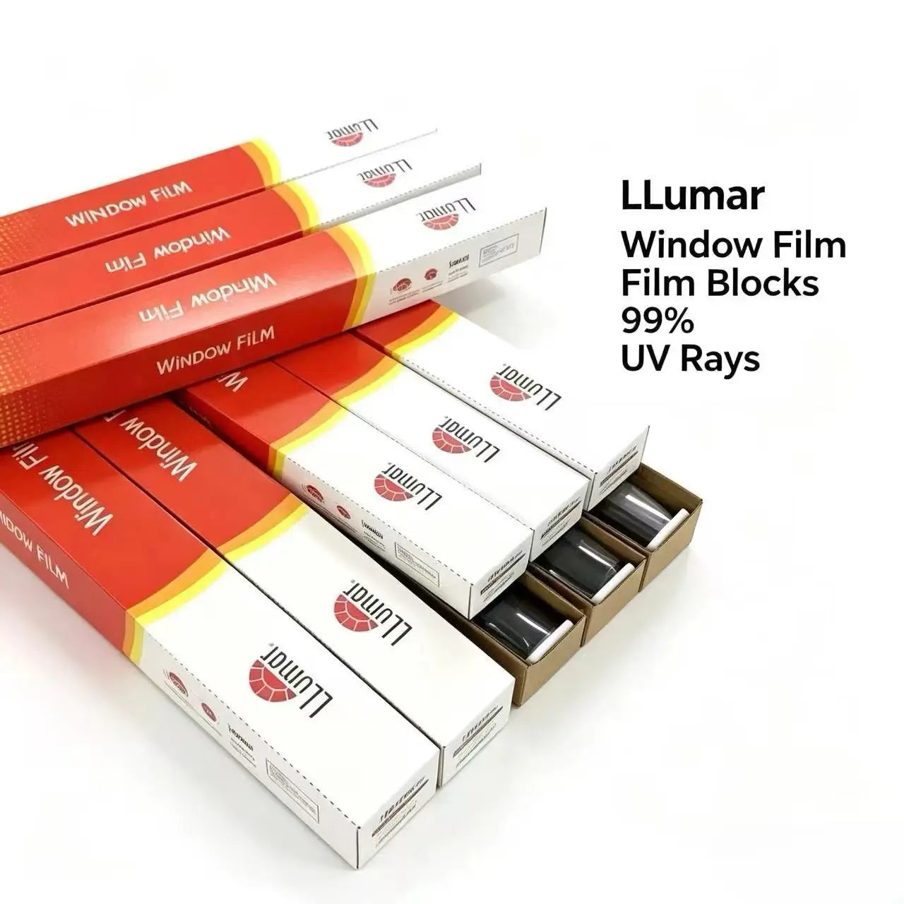 تظليل نوافذ LLUMAR 1.52*30 متر، تظليل نوافذ LLumar نانو سيراميك، LLUMAR عزل حراري عالٍ، حماية للخصوصية، فيلم تظليل نوافذ للتحكم في أشعة الشمس