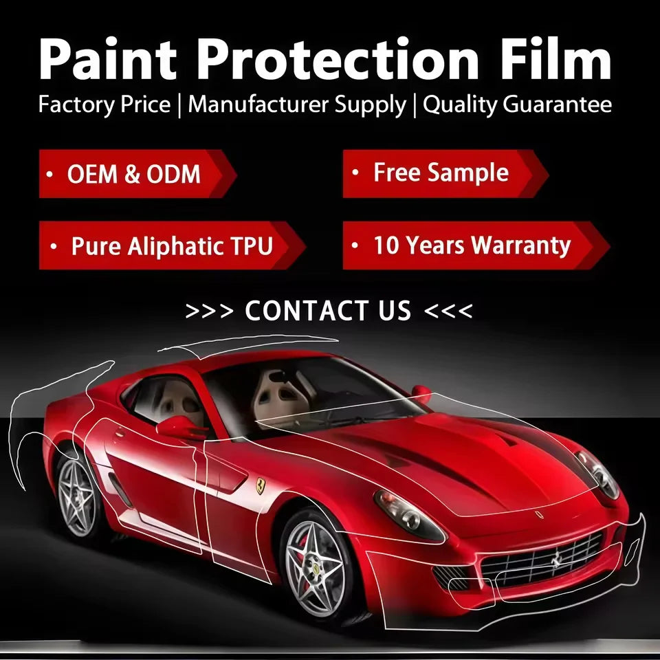 الولايات المتحدة الأمريكية Suntek Ultra Matte Black PPF ضمان 10 سنوات فائق الكارهة للماء لامع وشفاف ومضاد للاصفرار وذاتي الشفاء من أفلام Suntek