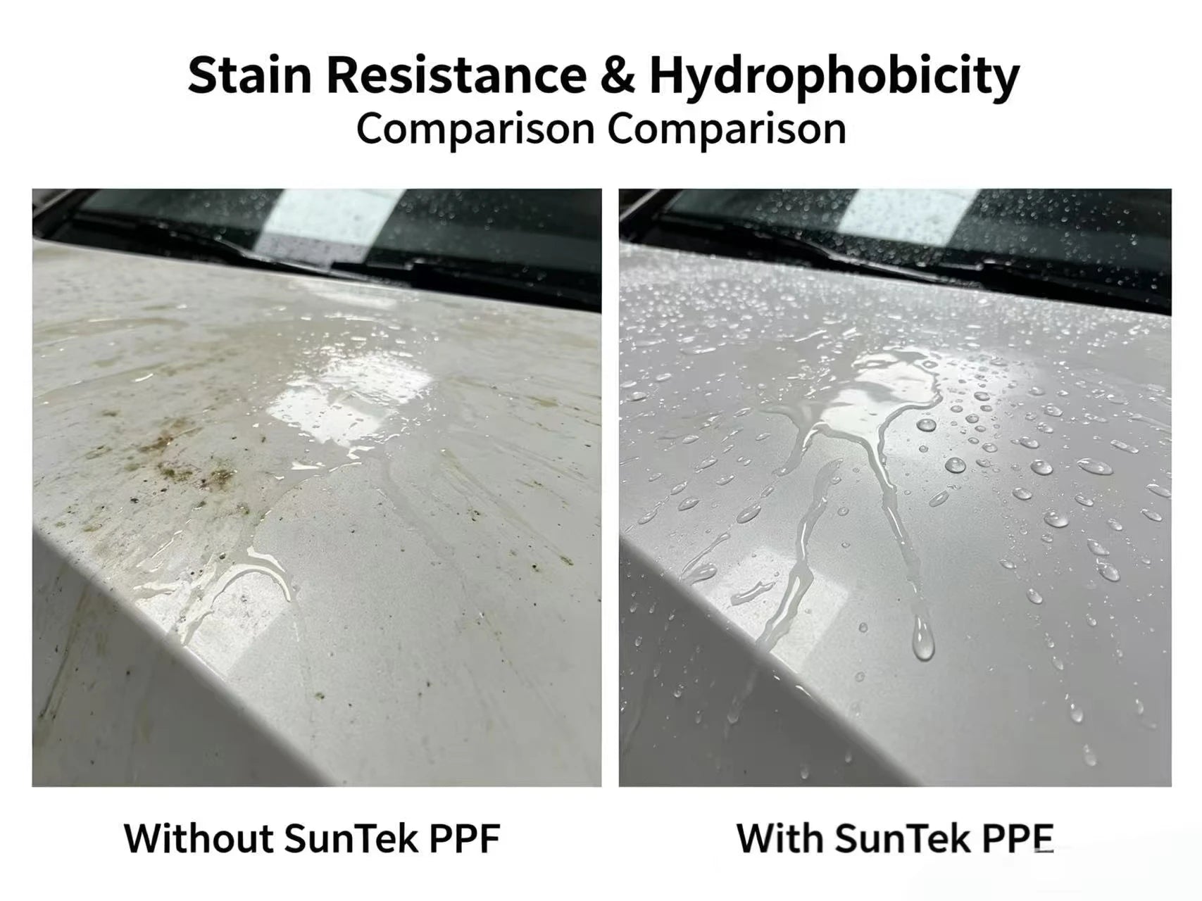 Suntek PPF TPU 7.5mil Luxury Dual Protection HD Invisible Self-Healing Non-Yellowing 10-Year Warranty Car Paint Protection Film