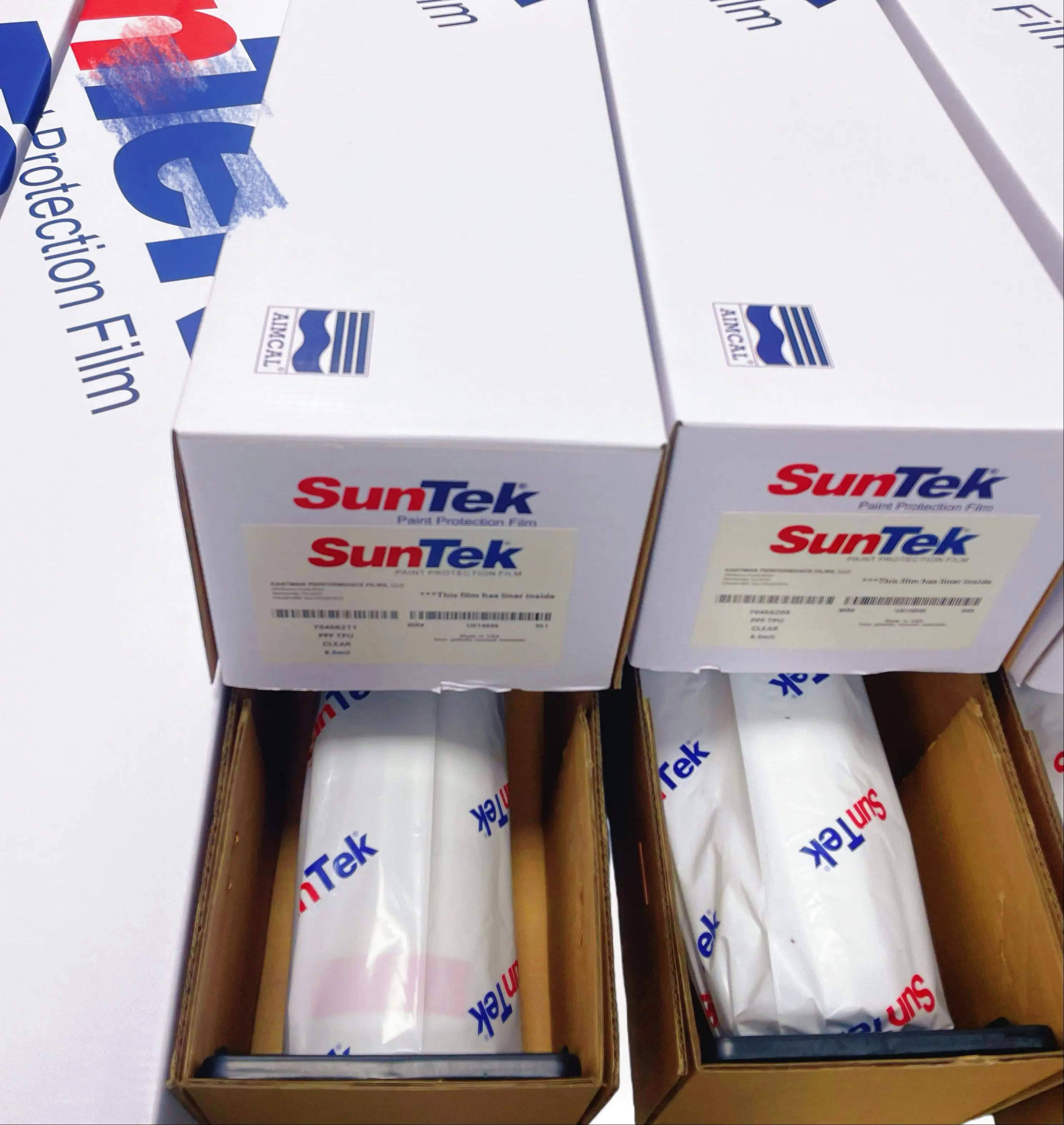 USA Suntek PPF طبقة حماية فائقة الطرد للمياه وشفافة ولامعة مع ضمان 10 سنوات ضد الاصفرار وإصلاح الخدوش الذاتي لأفلام Suntek ومقاومة الخدوش