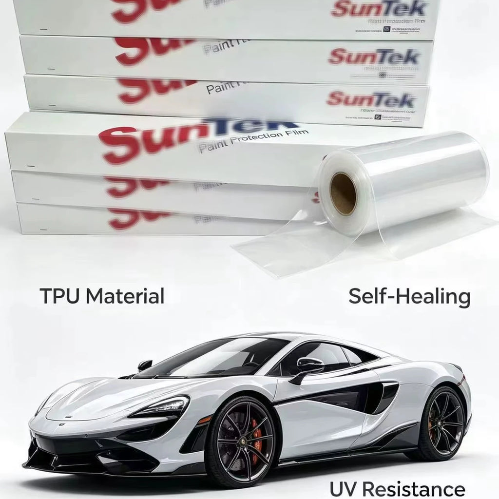ملف حماية الشاشة SunTek 8Mil PPF TPU واقي شاشة ملفوف من الفينيل المزخرف للسيارات بالأشعة الزرقاء، إكسسوار لوضع الجسم، إكسسوار سيارة