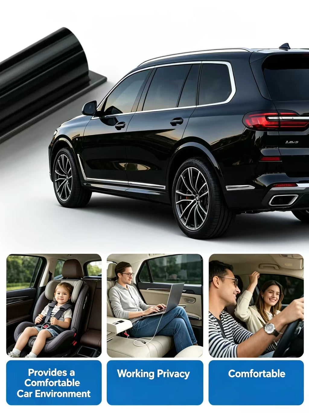ضمان لمدة 10 سنوات على طبقة تظليل الزجاج Llumar ATR Glass Tint Film من الولايات المتحدة الأمريكية، عزل حراري عالٍ، تظليل نوافذ عالي الدقة، شعار LLUMAR على الطبقة