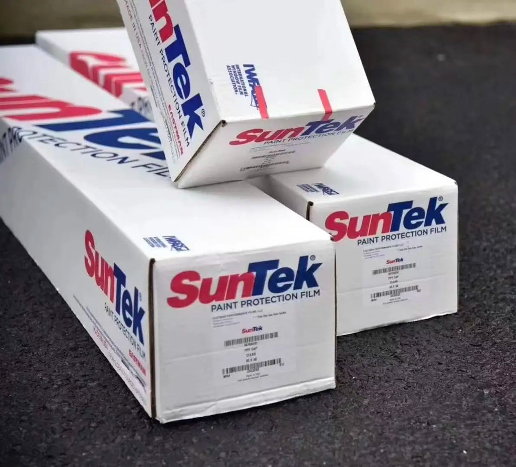 لفة 1.52 متر × 15 متر SunTek TPU ذاتية الإصلاح، فيلم حماية طلاء السيارة الشفاف PPF، ضمان 10 سنوات جودة أمريكية