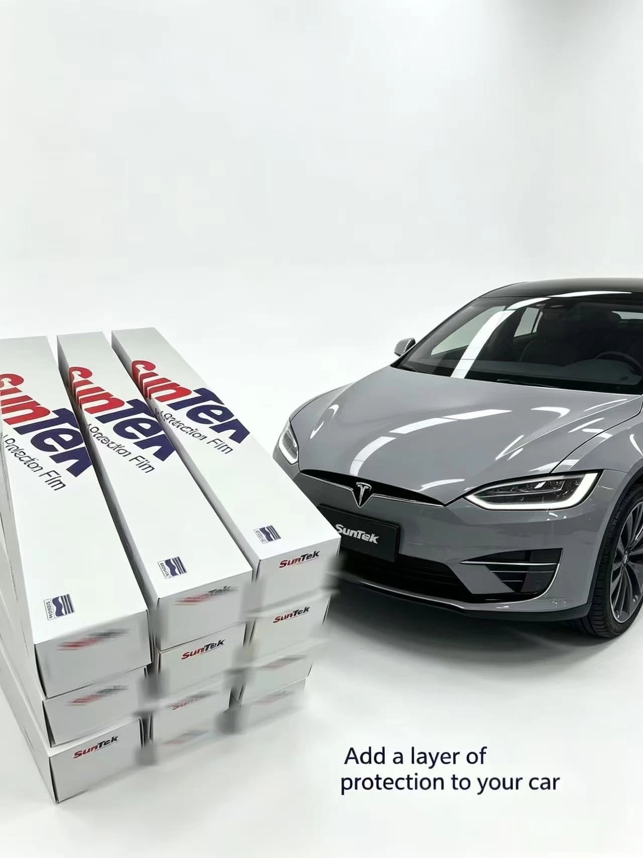 Suntek Ultra Glossy 7.5 Mil PPF TPU Protective Film Self Healing Anti Scratch for Automotive Body 1.52*15m
