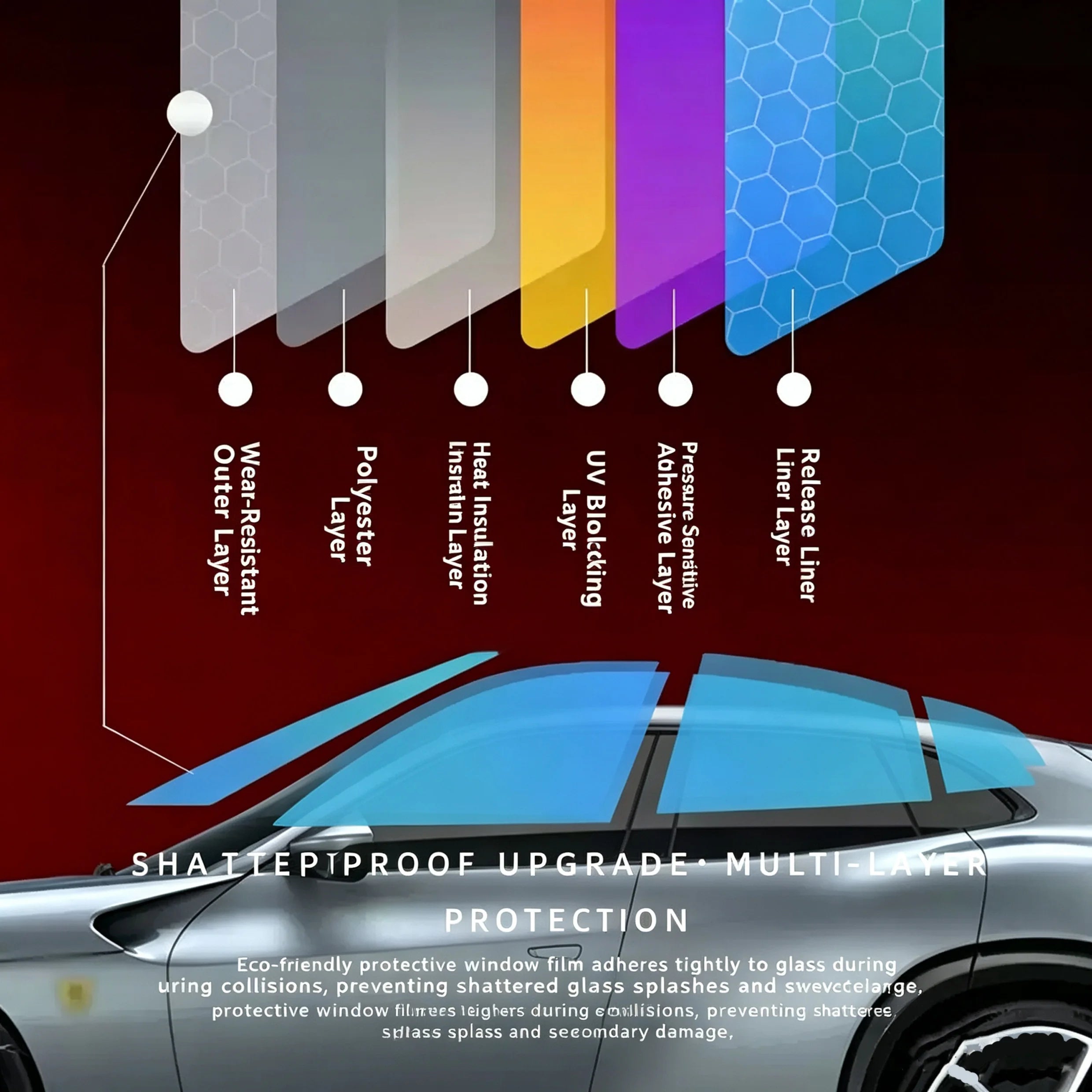 Suntek HD Car Window Tint Film HP50 99%UV Nano Ceramic Solar Film IRR95% Car Glass No Fading Window Tint Filmf