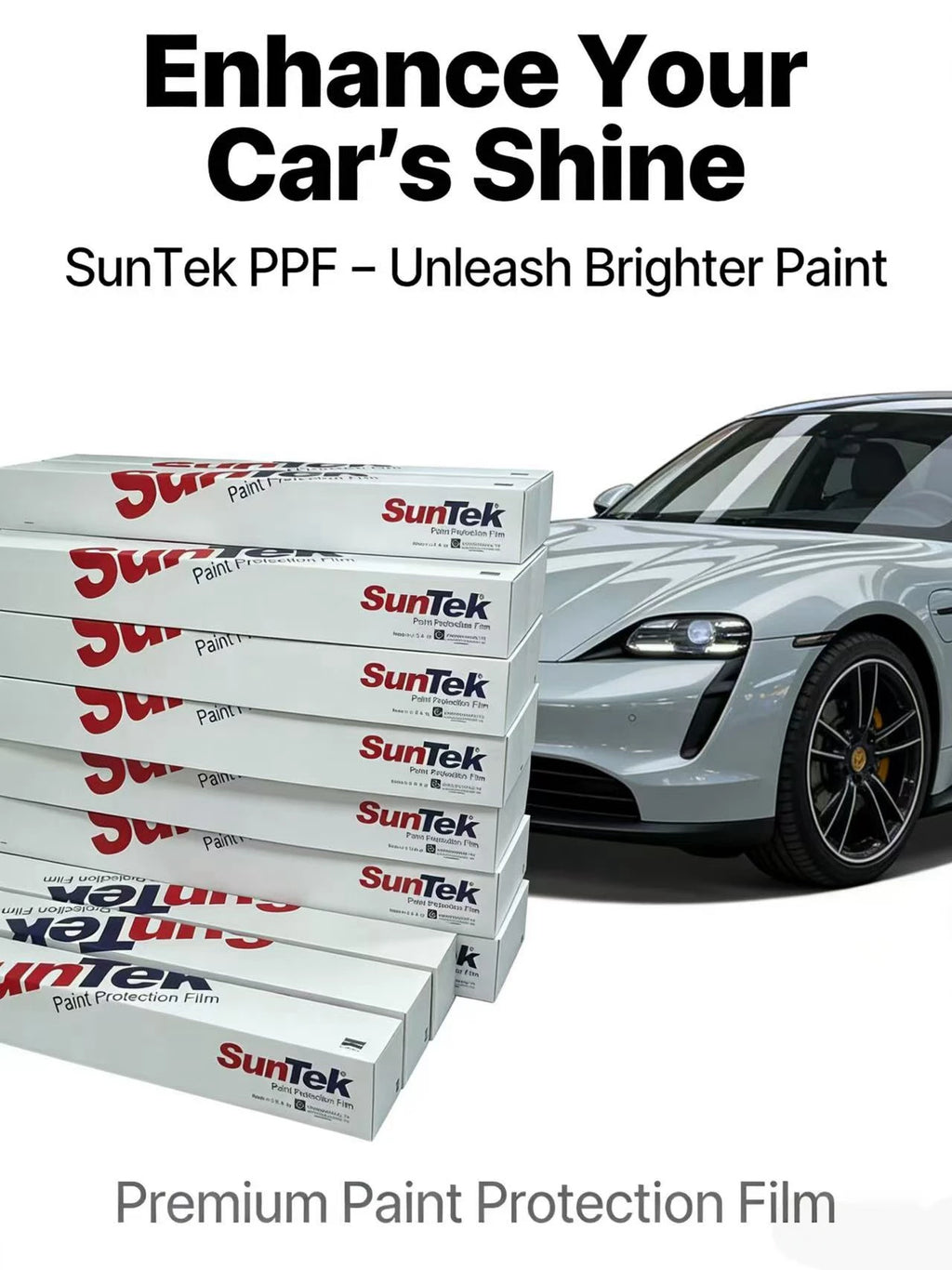 فيلم الحماية الشفاف الأصلي من Suntek Ultra الأمريكي، ضمان 10 سنوات، فائق اللمعان، فائق المقاومة للماء من Suntek-ppf