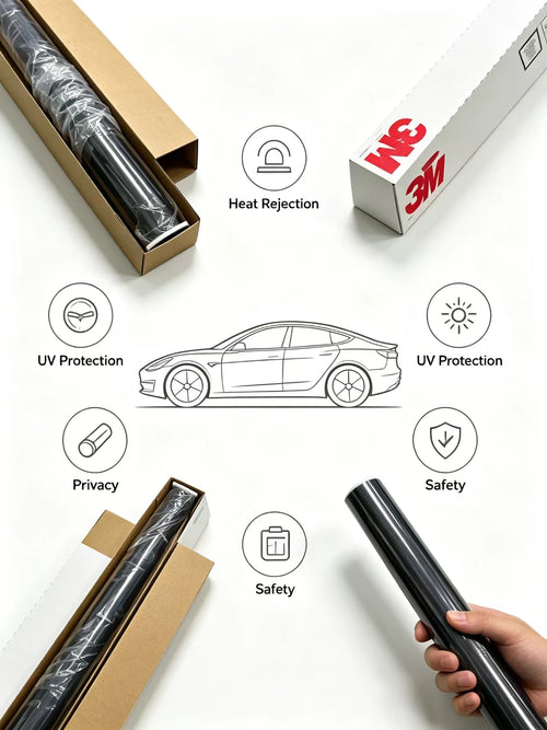 3M CS Car Film Whole Car Film Solar Heat Insulation Explosion Proof Front Windshield Window Sunscreen Film