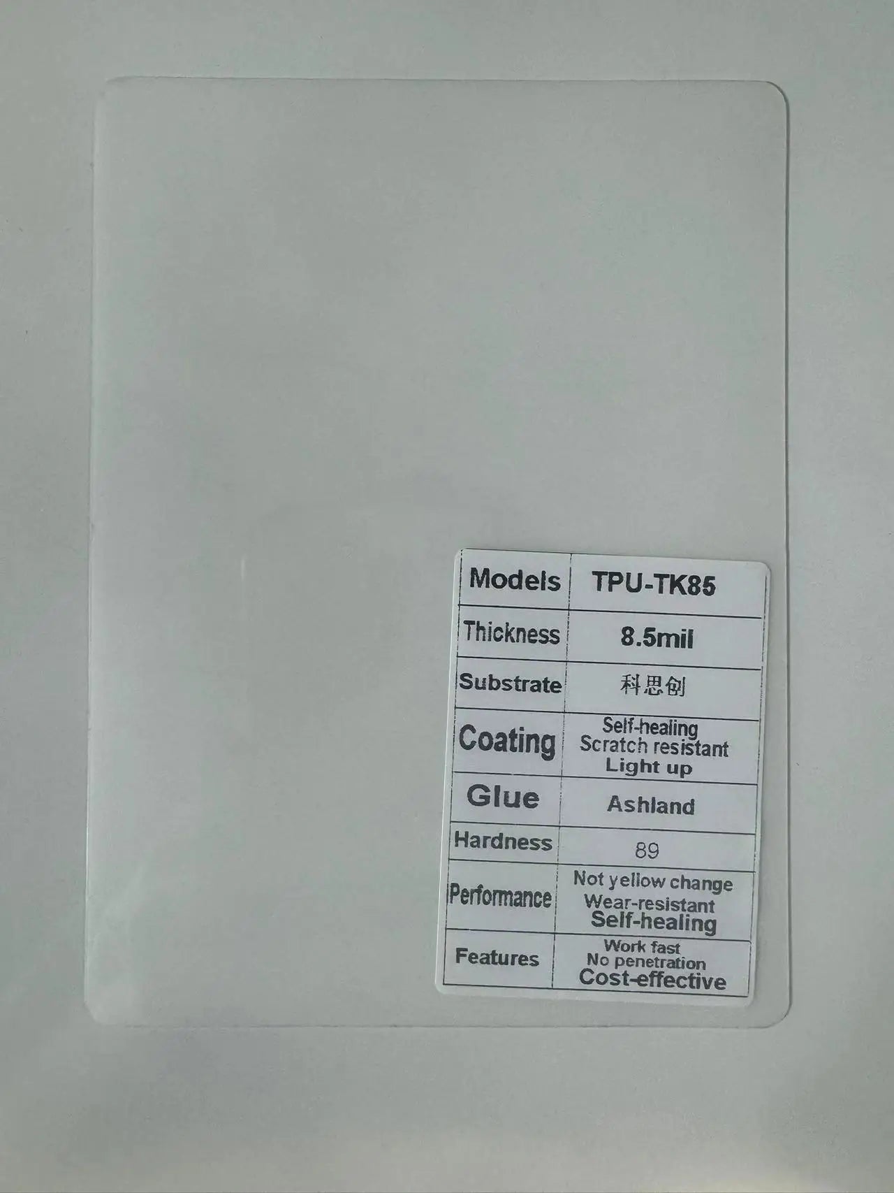 Self-Repairing Hydrophobic PPF TPU Car Films Glossy Body UV-Proof Anti-Scratch Surface Paint Protection