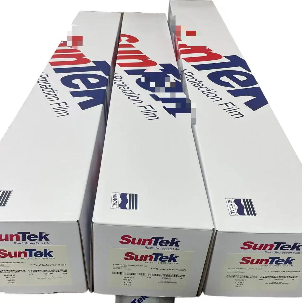 فيلم حماية طلاء السيارات Suntek 1.52*15m Ppf، فيلم حماية طلاء السيارات الشفاف بتقنية النانو Tpu، لاصق Ppf