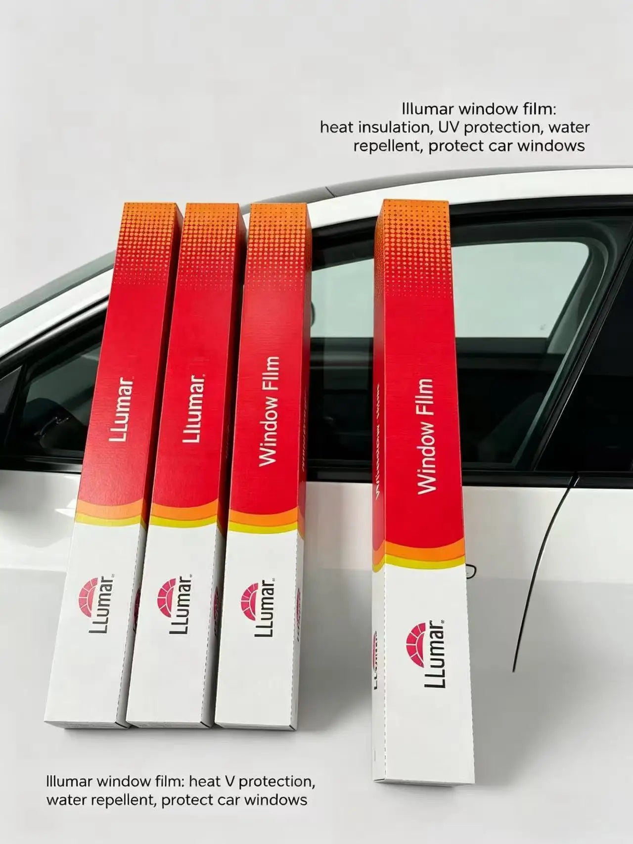 ضمان لمدة 10 سنوات على طبقة تظليل الزجاج Llumar ATR Glass Tint Film من الولايات المتحدة الأمريكية، عزل حراري عالٍ، تظليل نوافذ عالي الدقة، شعار LLUMAR على الطبقة