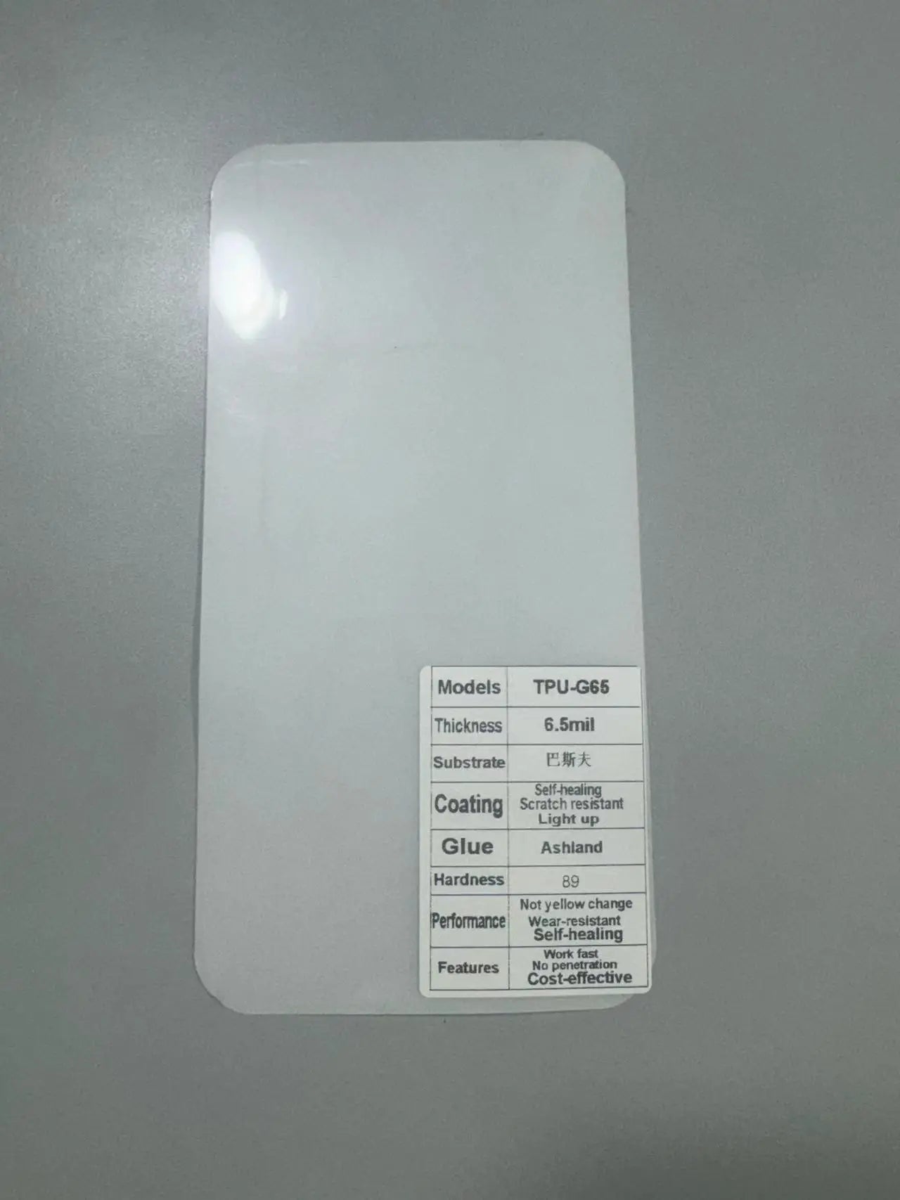 Self-Repairing Hydrophobic PPF TPU Car Films Glossy Body UV-Proof Anti-Scratch Surface Paint Protection