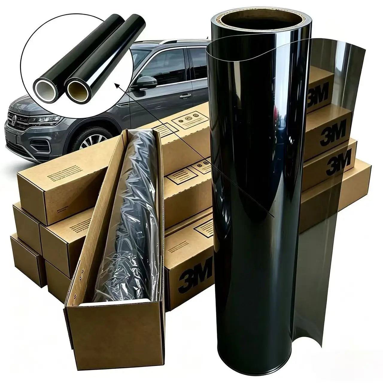 3M CR CS Series Polyethylene Terephthalic Acid Phthalic Acid Esther Pet Film Interior Use SUV Window Tint 99% IR Block